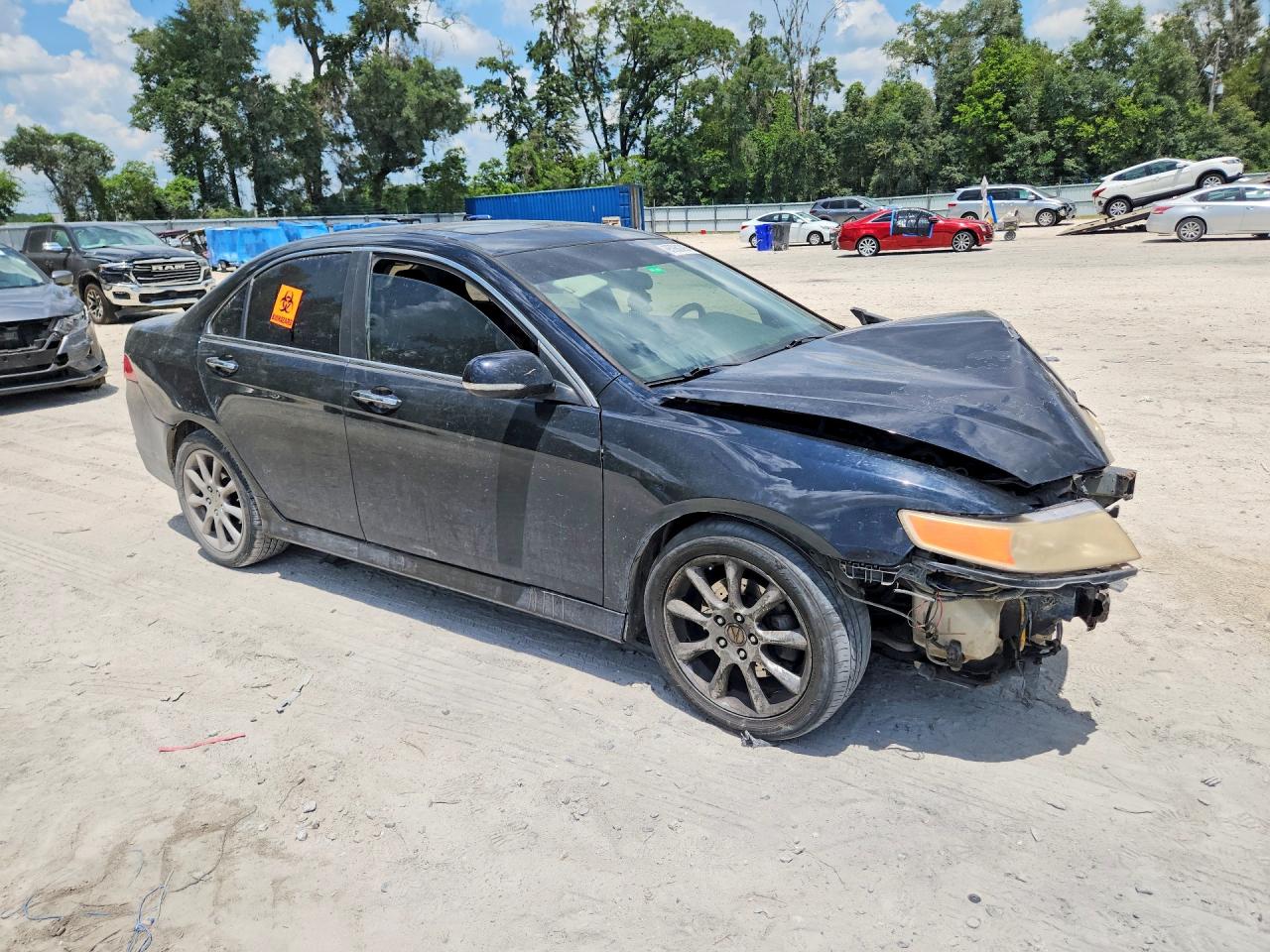 2006 Acura Tsx Black vin: JH4CL968X6C014242