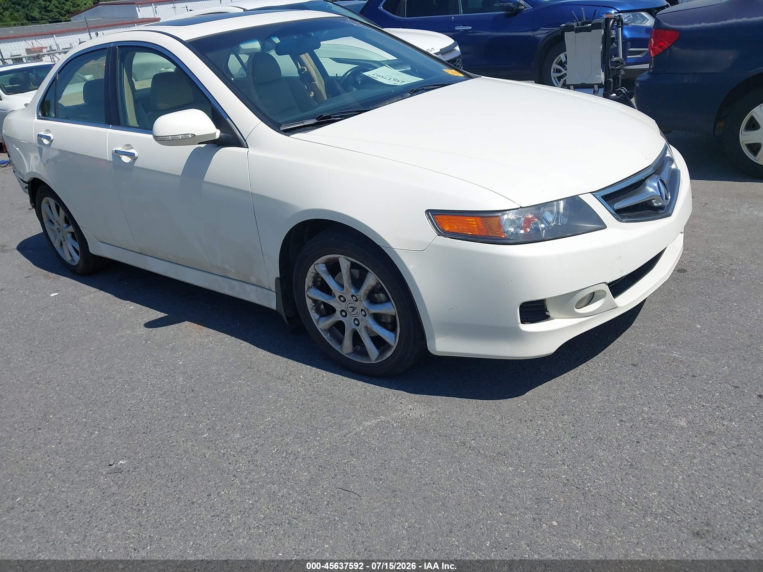 2006 Acura Tsx   White vin: JH4CL968X6C028917