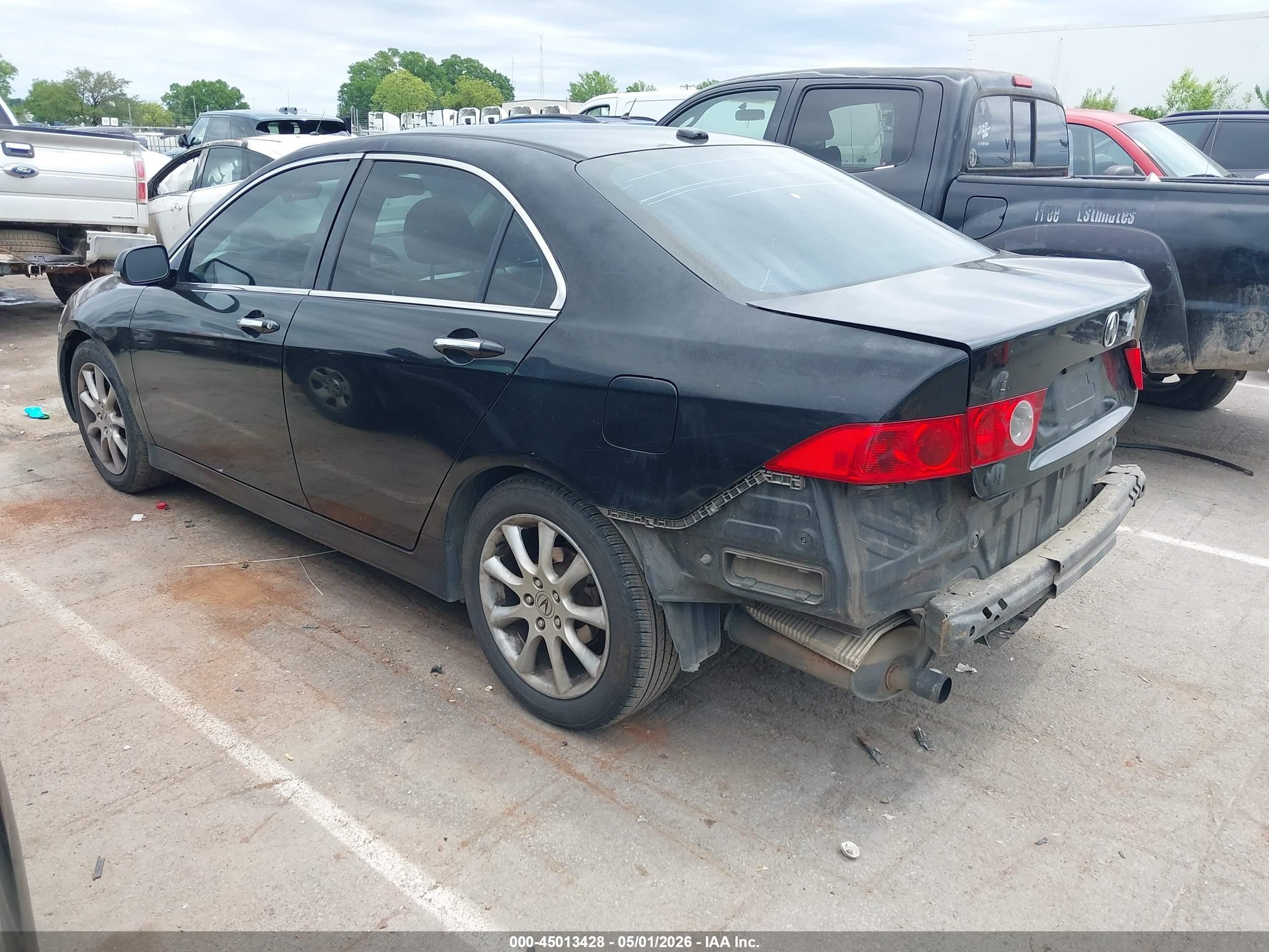 2006 Acura Tsx Black vin: JH4CL968X6C035950