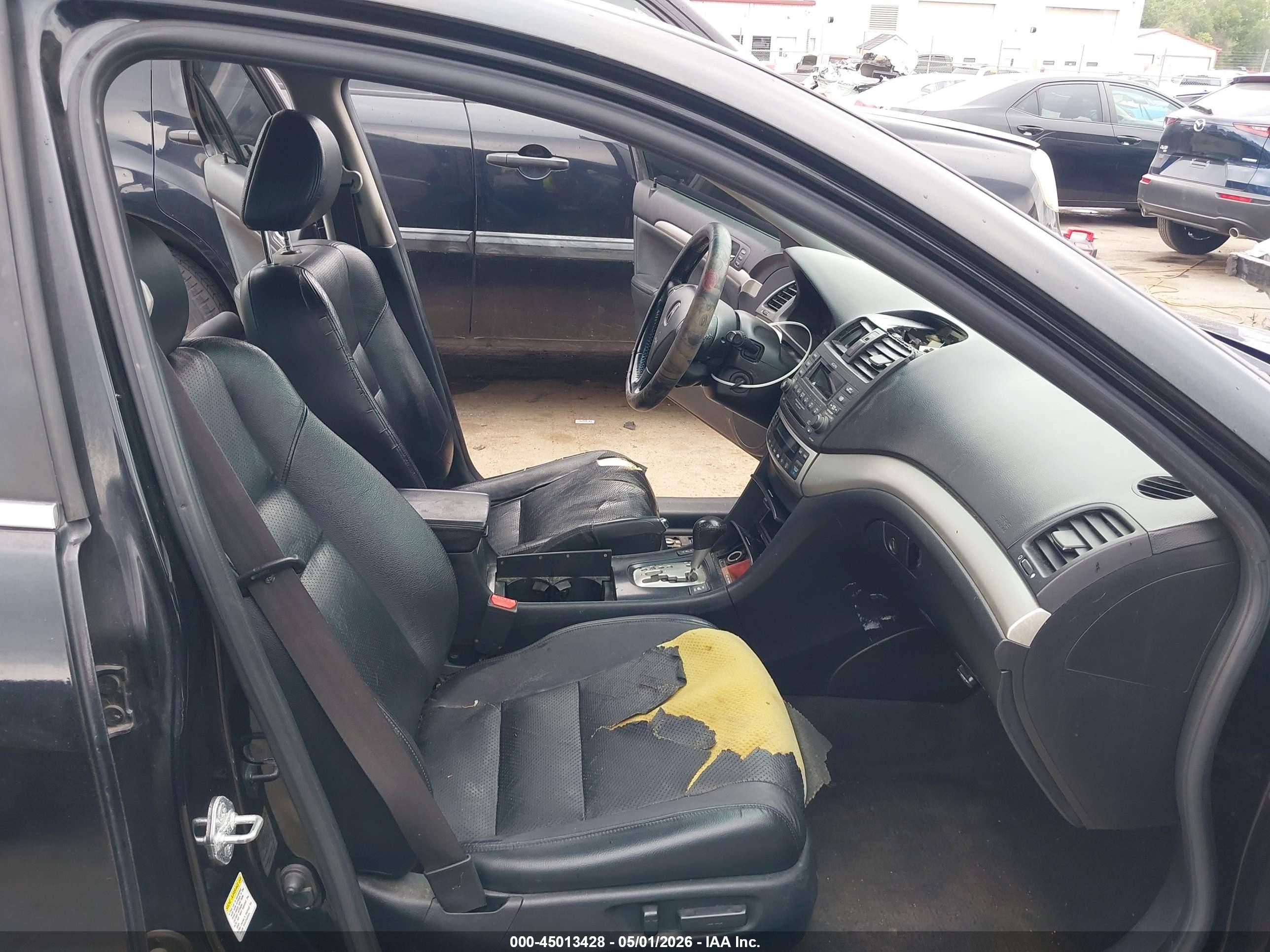 2006 Acura Tsx Black vin: JH4CL968X6C035950
