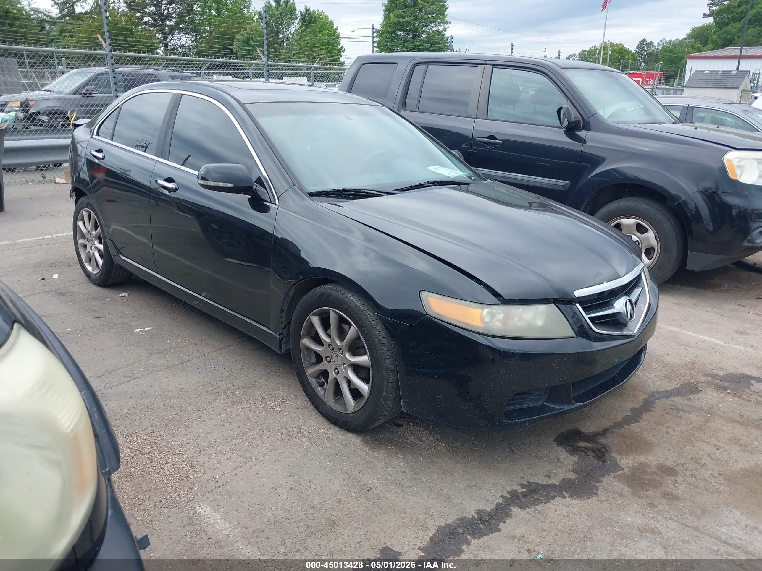 2006 Acura Tsx Black vin: JH4CL968X6C035950