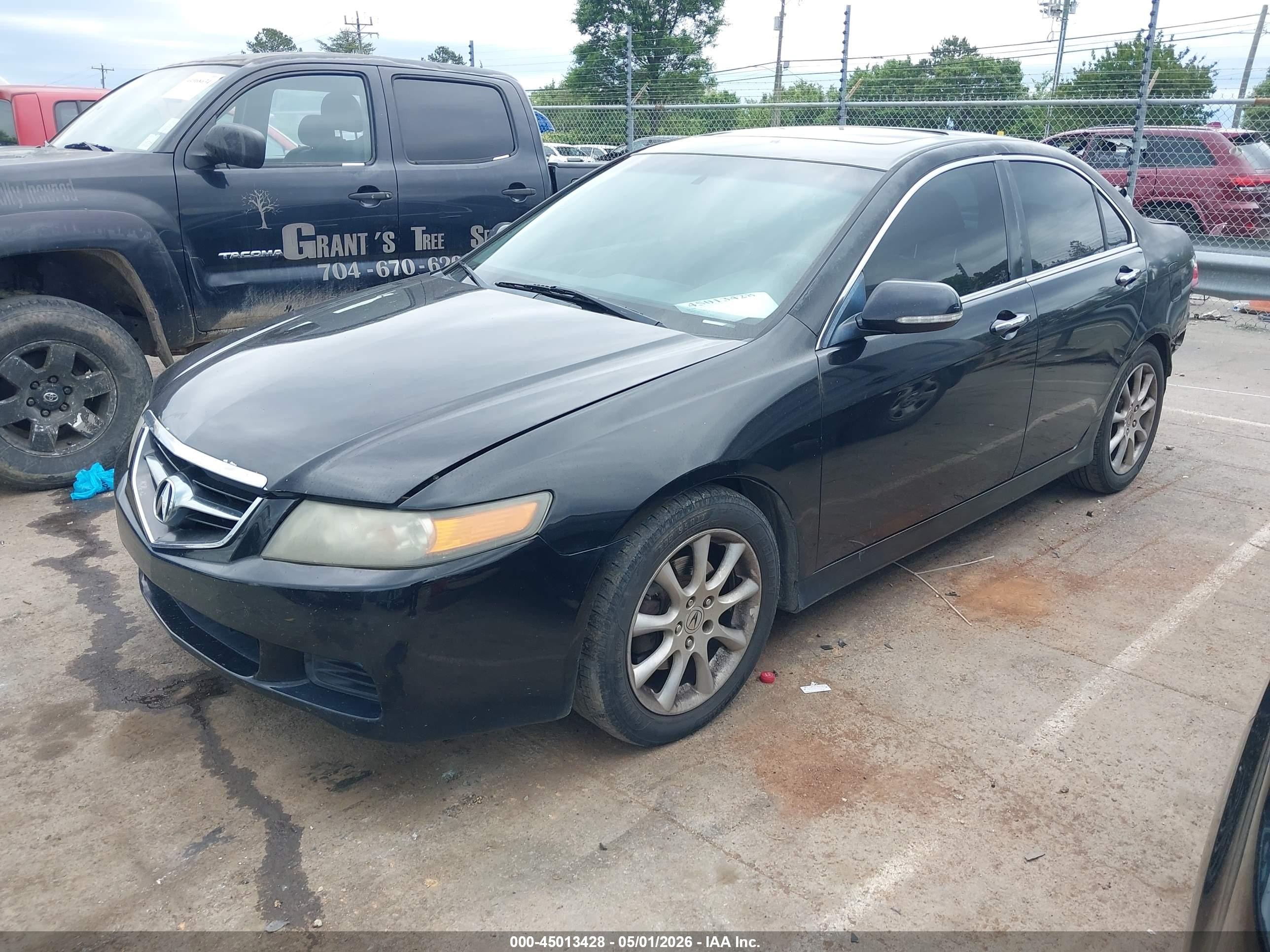 2006 Acura Tsx Black vin: JH4CL968X6C035950