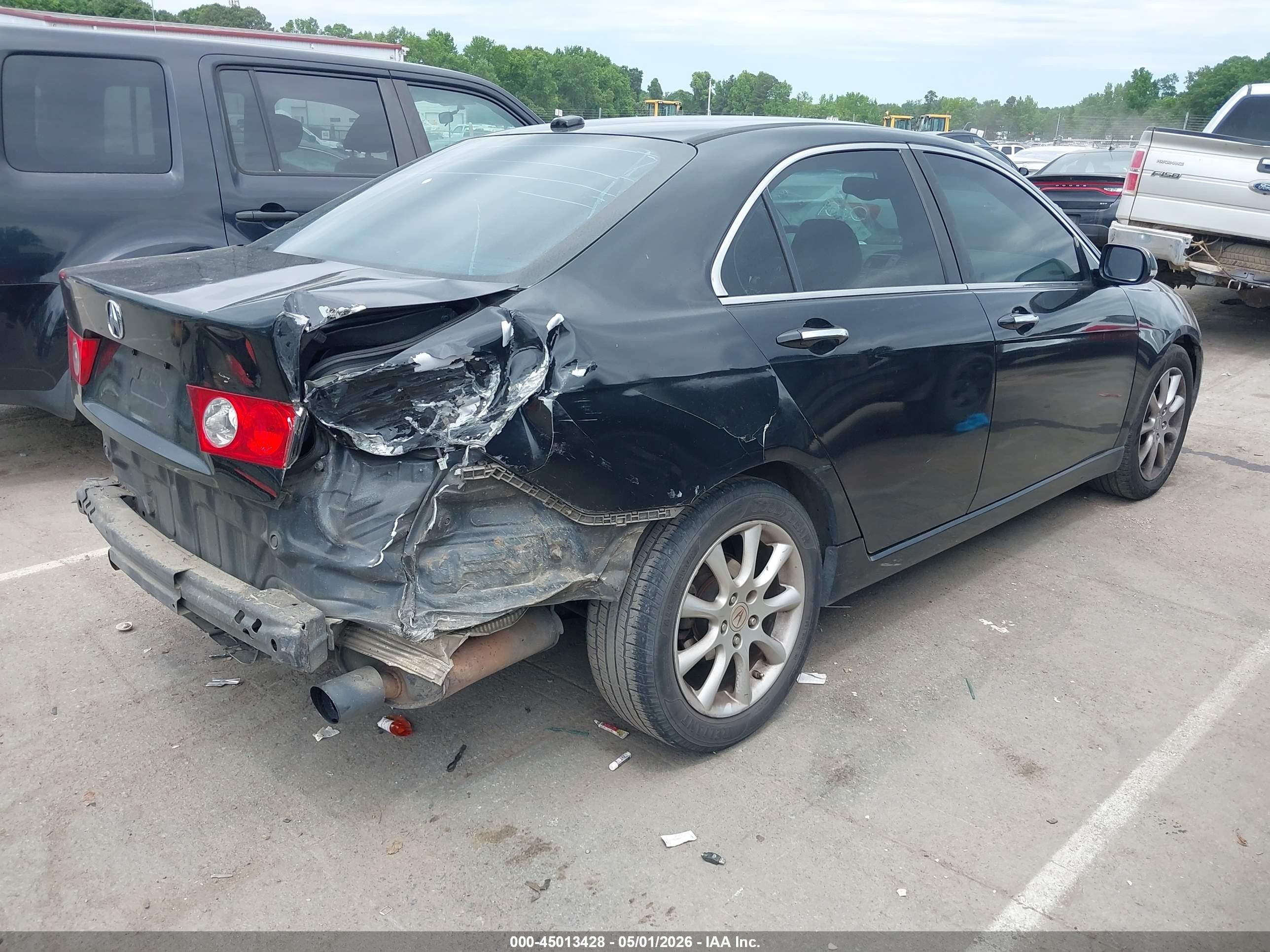 2006 Acura Tsx Black vin: JH4CL968X6C035950
