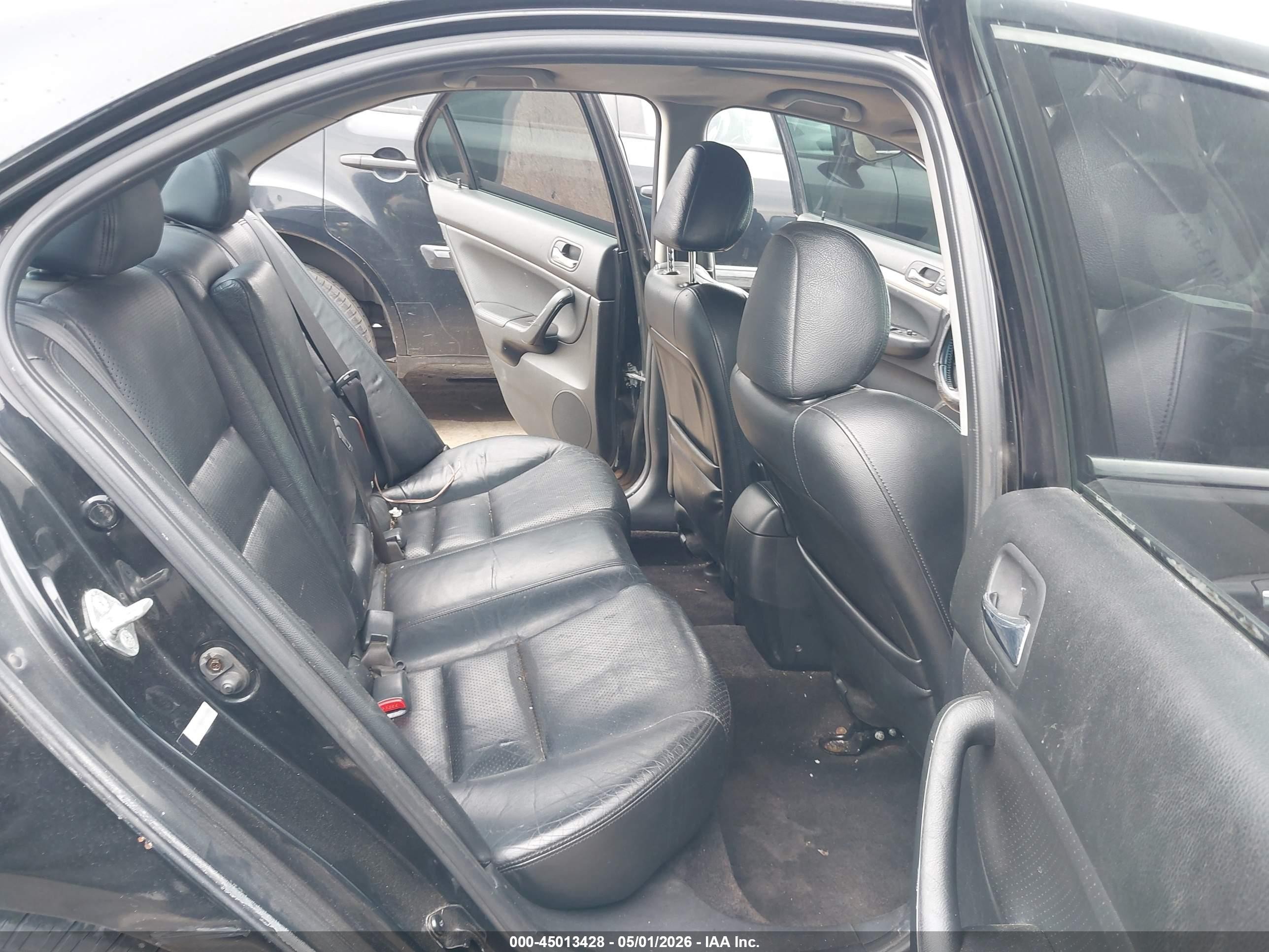 2006 Acura Tsx Black vin: JH4CL968X6C035950