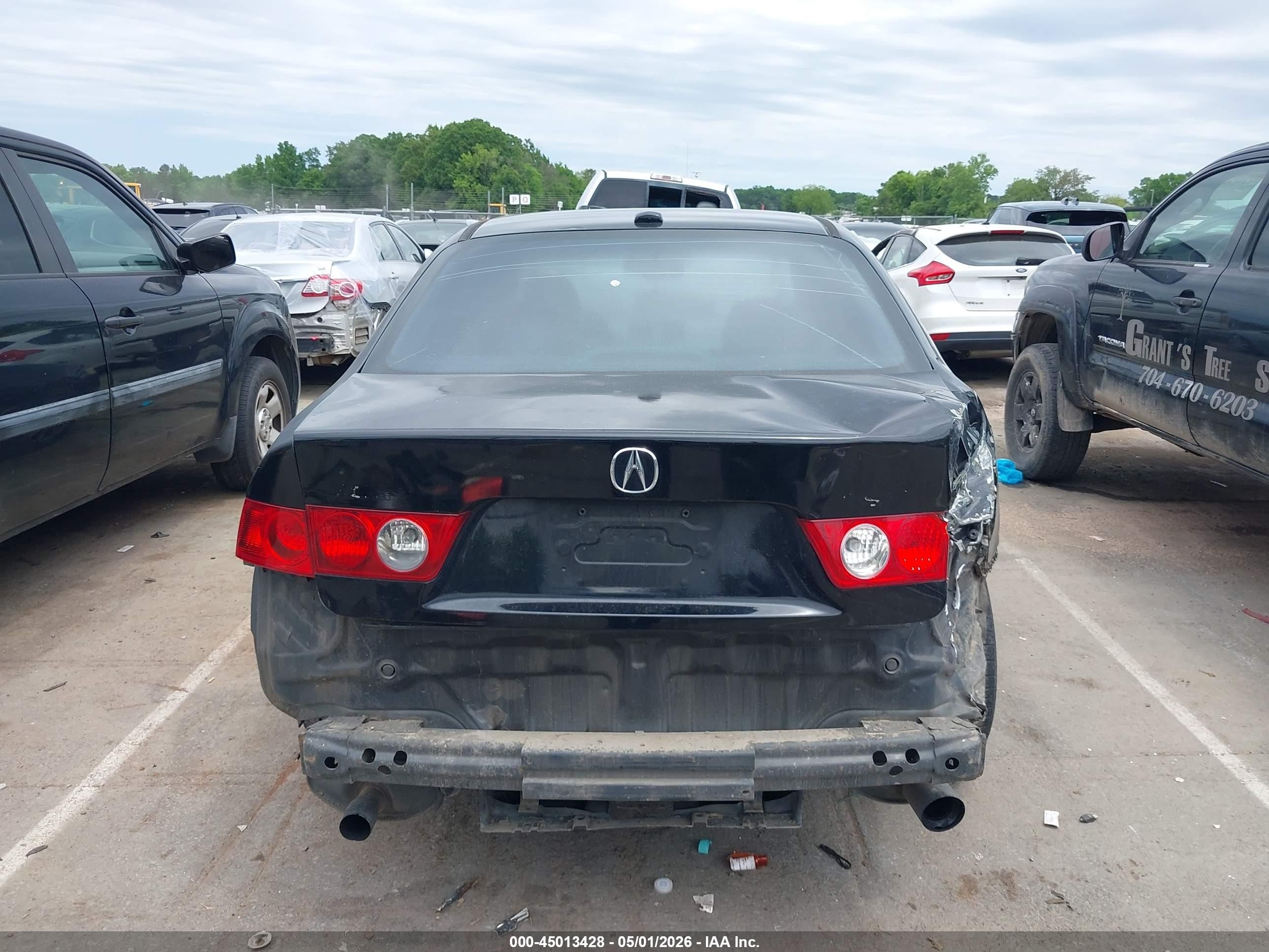 2006 Acura Tsx Black vin: JH4CL968X6C035950