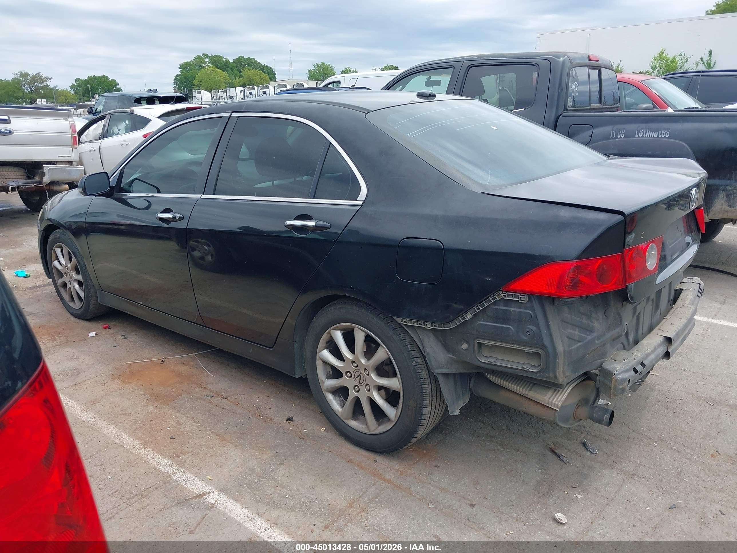 2006 Acura Tsx Black vin: JH4CL968X6C035950