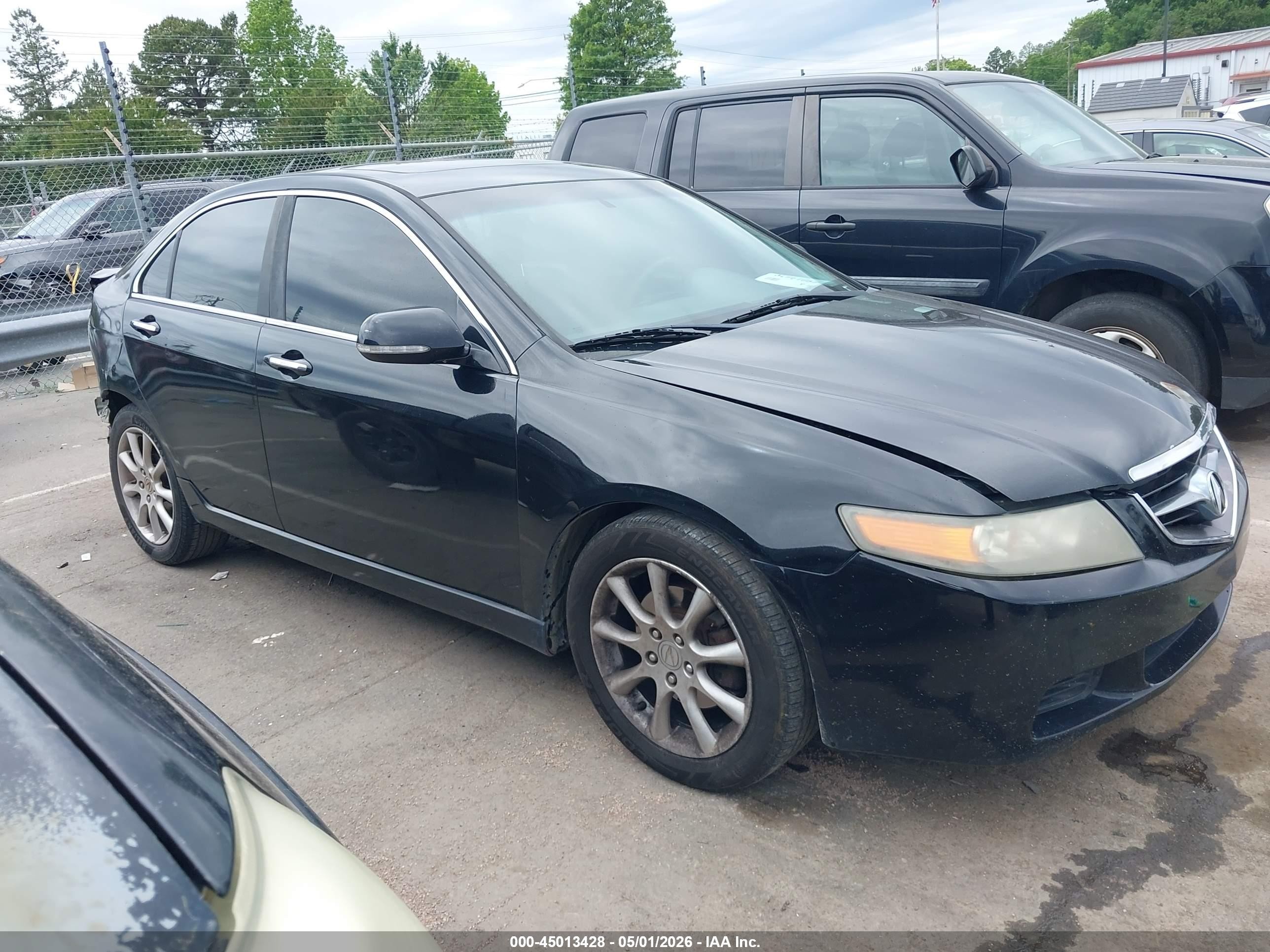 2006 Acura Tsx Black vin: JH4CL968X6C035950