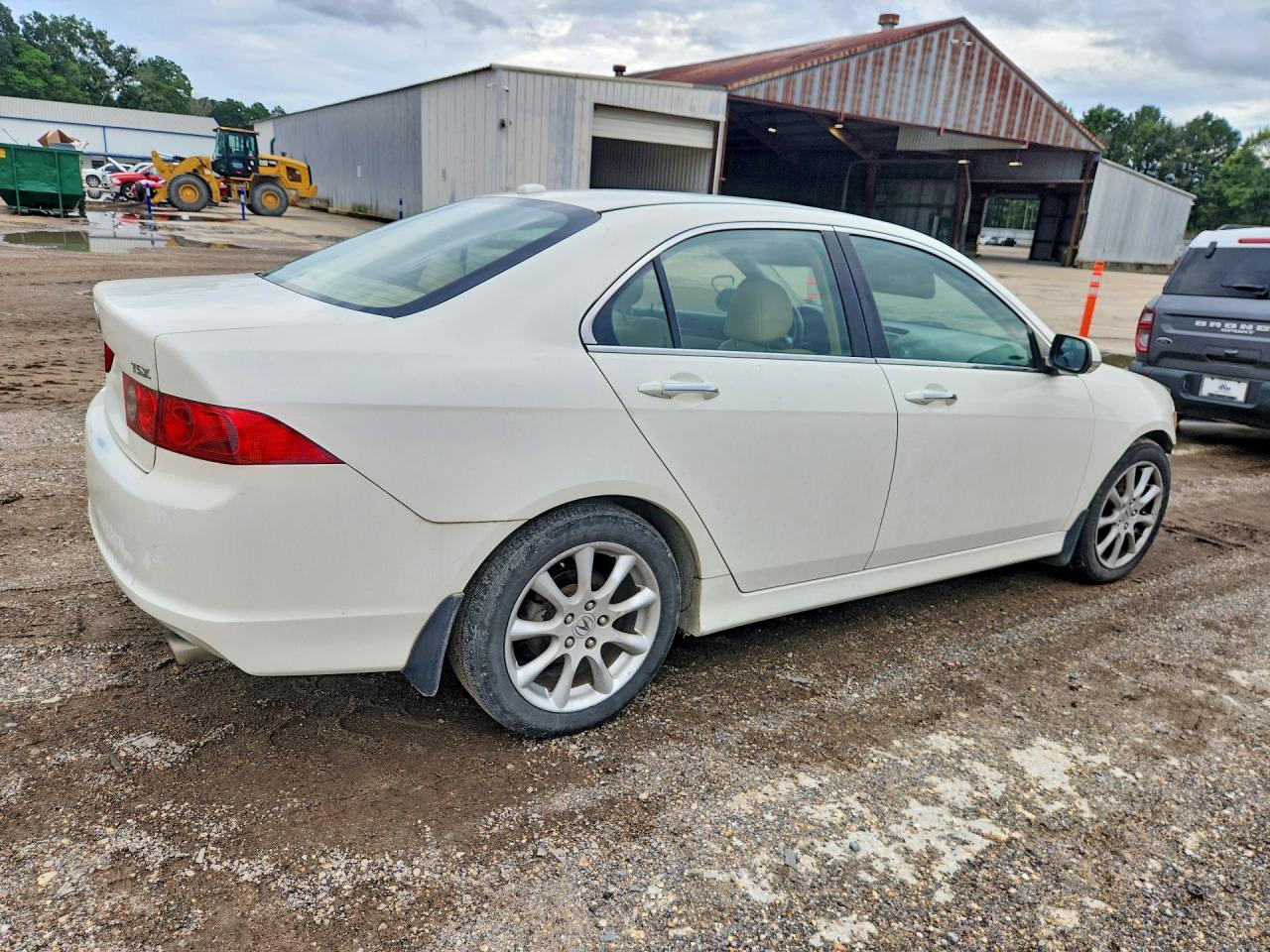 2006 Acura Tsx White vin: JH4CL968X6C036175