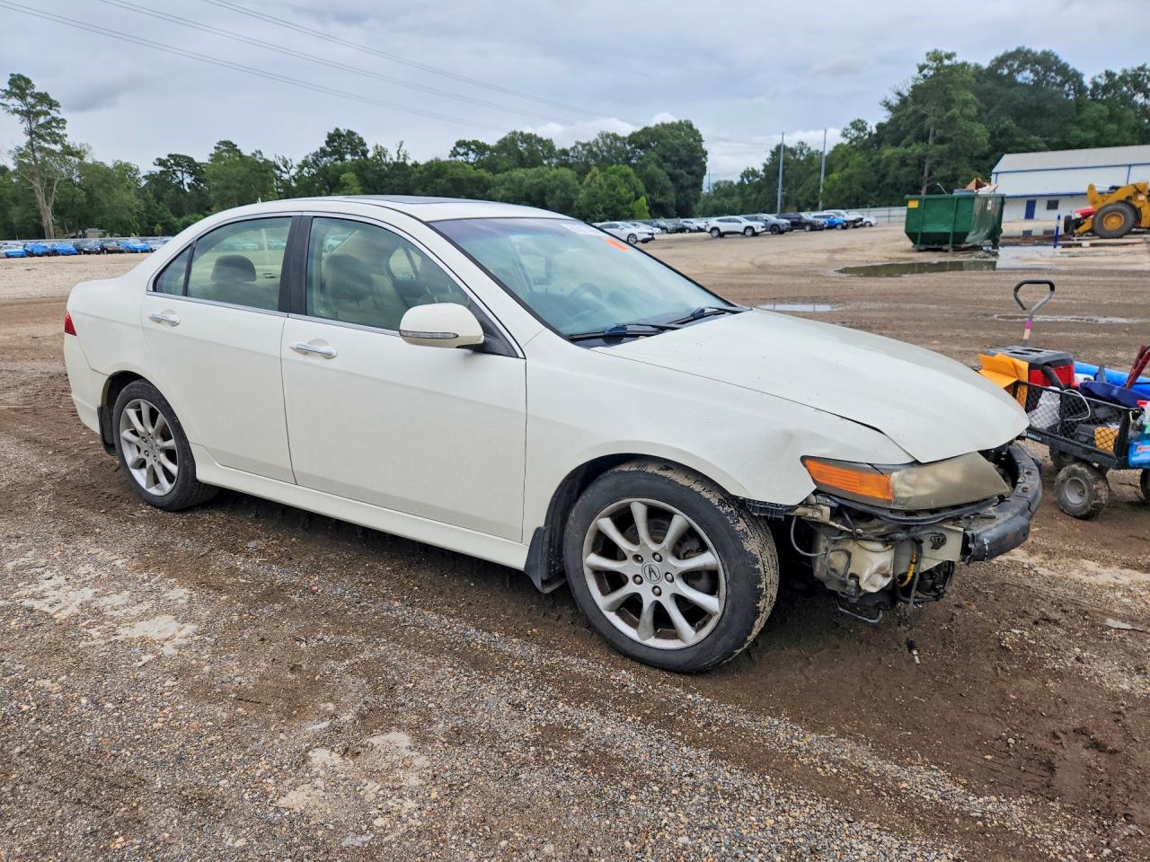 2006 Acura Tsx White vin: JH4CL968X6C036175