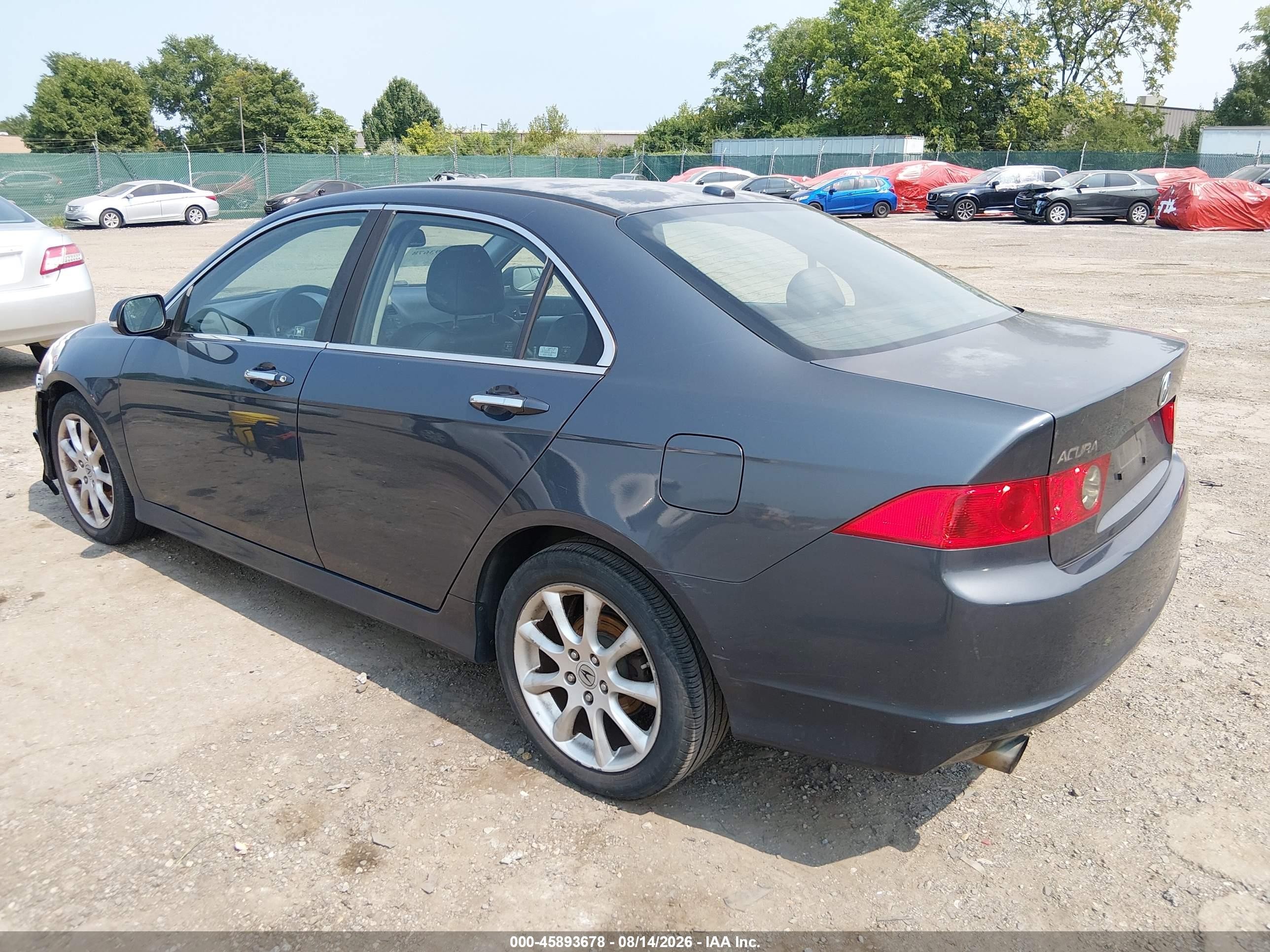 2007 Acura Tsx   Gray vin: JH4CL968X7C001203