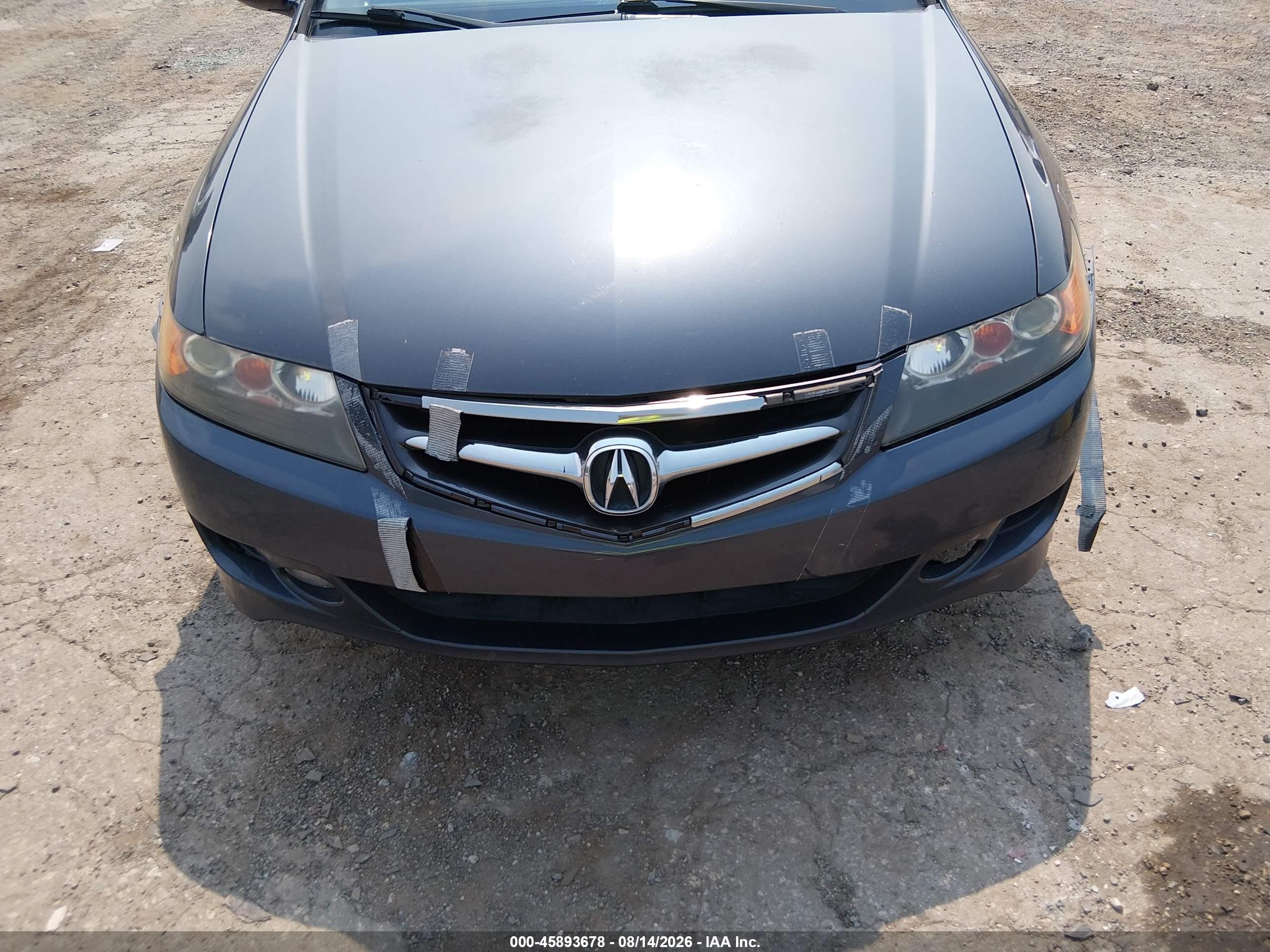 2007 Acura Tsx   Gray vin: JH4CL968X7C001203