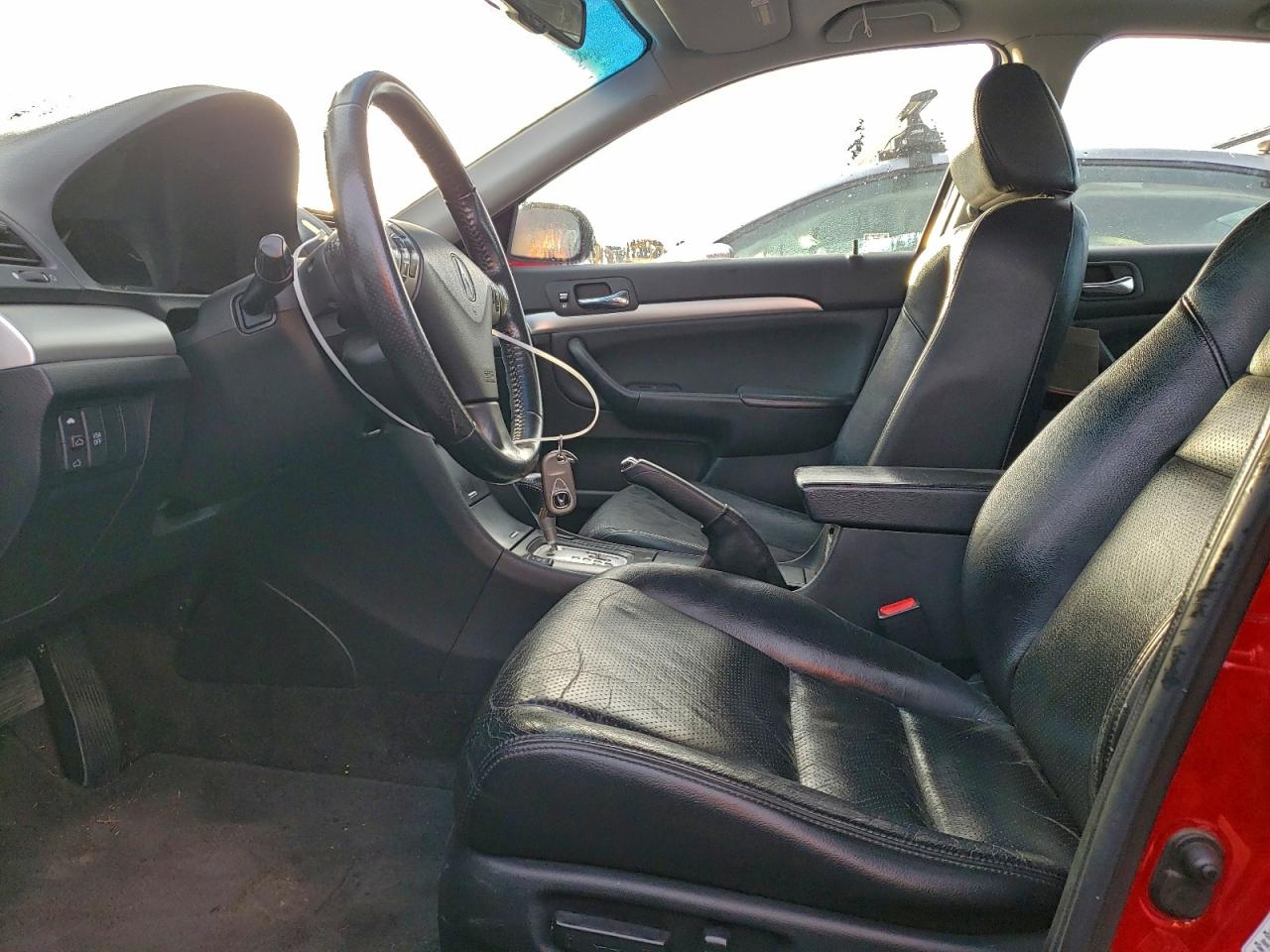 2007 Acura Tsx Red vin: JH4CL968X7C019667