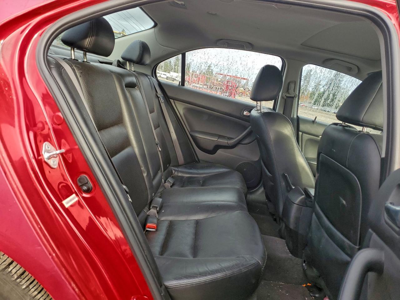 2007 Acura Tsx Red vin: JH4CL968X7C019667