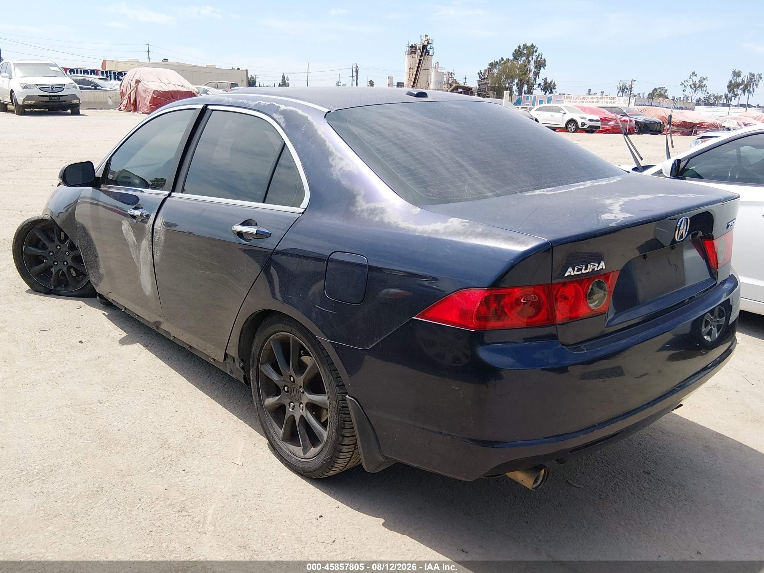 2008 Acura Tsx   Синий vin: JH4CL968X8C003860