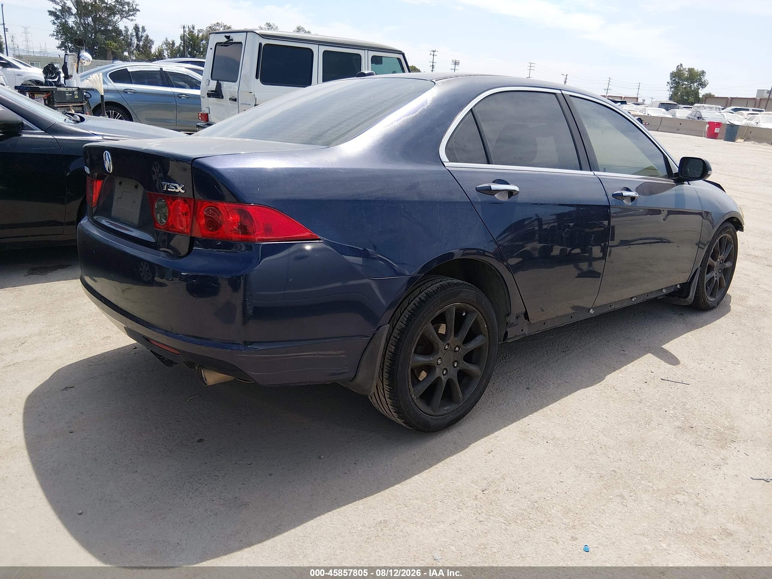 2008 Acura Tsx   Синий vin: JH4CL968X8C003860