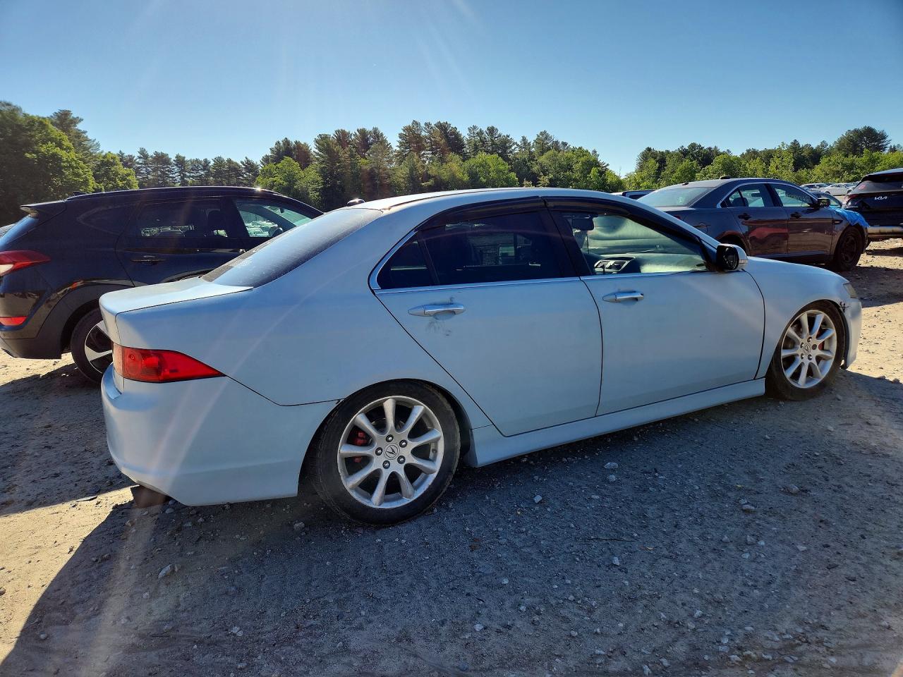 2008 Acura Tsx Gray vin: JH4CL968X8C005351