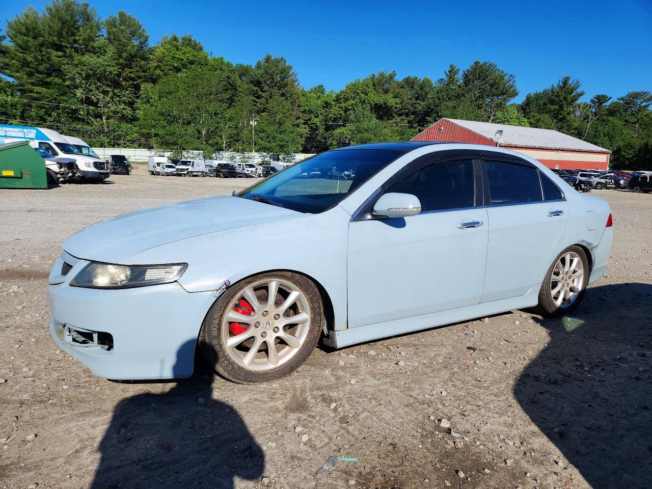 2008 Acura Tsx Gray vin: JH4CL968X8C005351