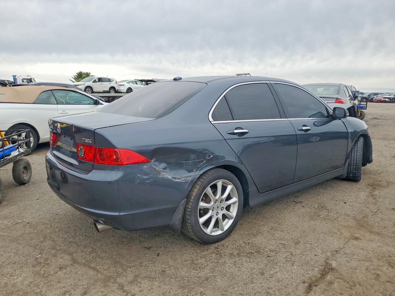 2008 Acura Tsx Gray vin: JH4CL968X8C006600