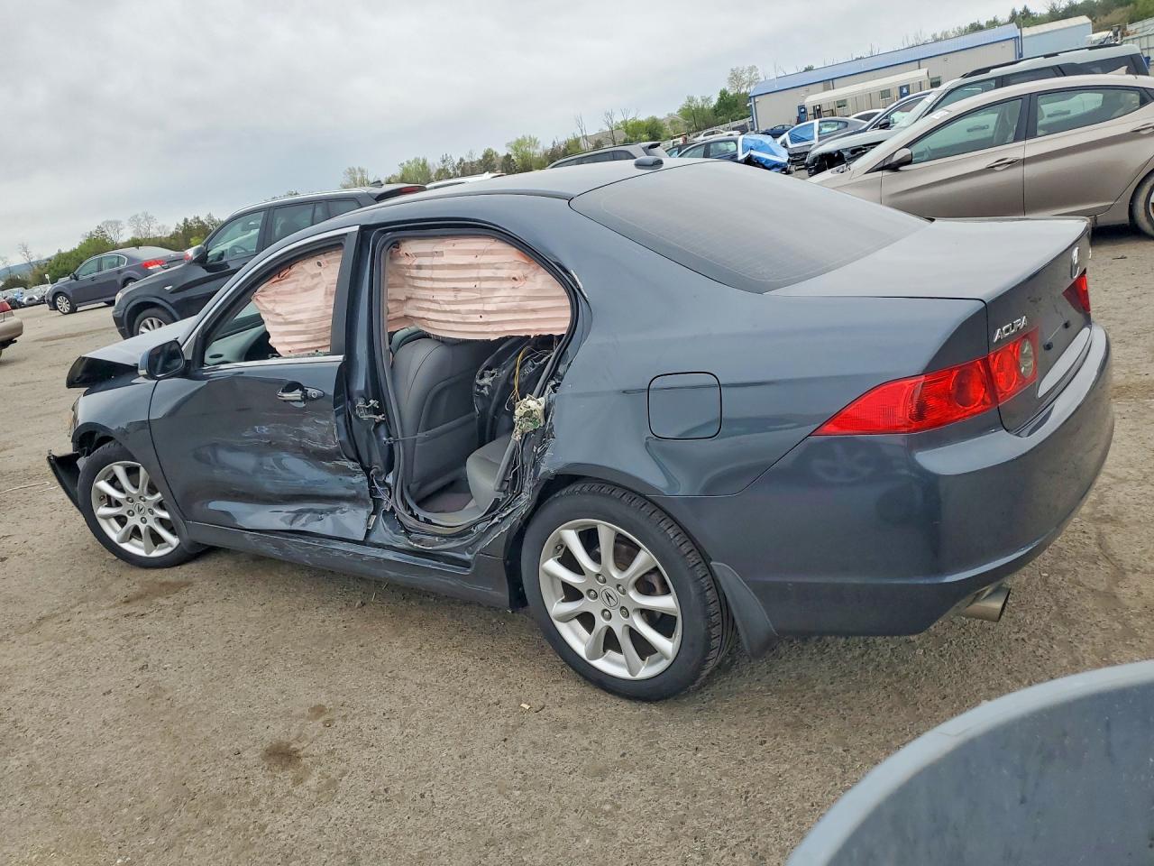 2008 Acura Tsx Gray vin: JH4CL968X8C006600