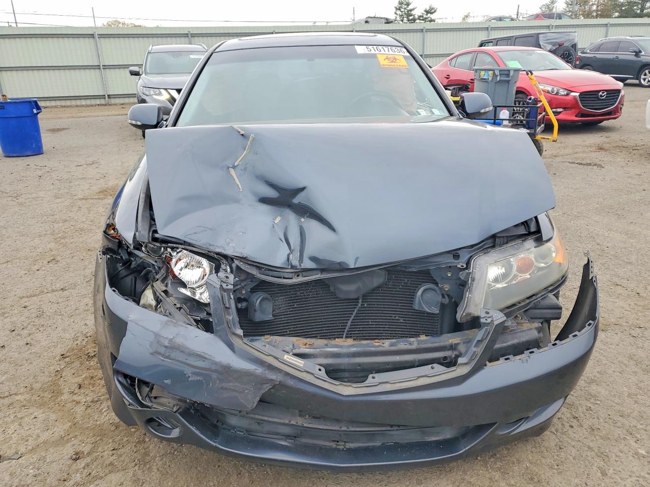 2008 Acura Tsx Gray vin: JH4CL968X8C006600