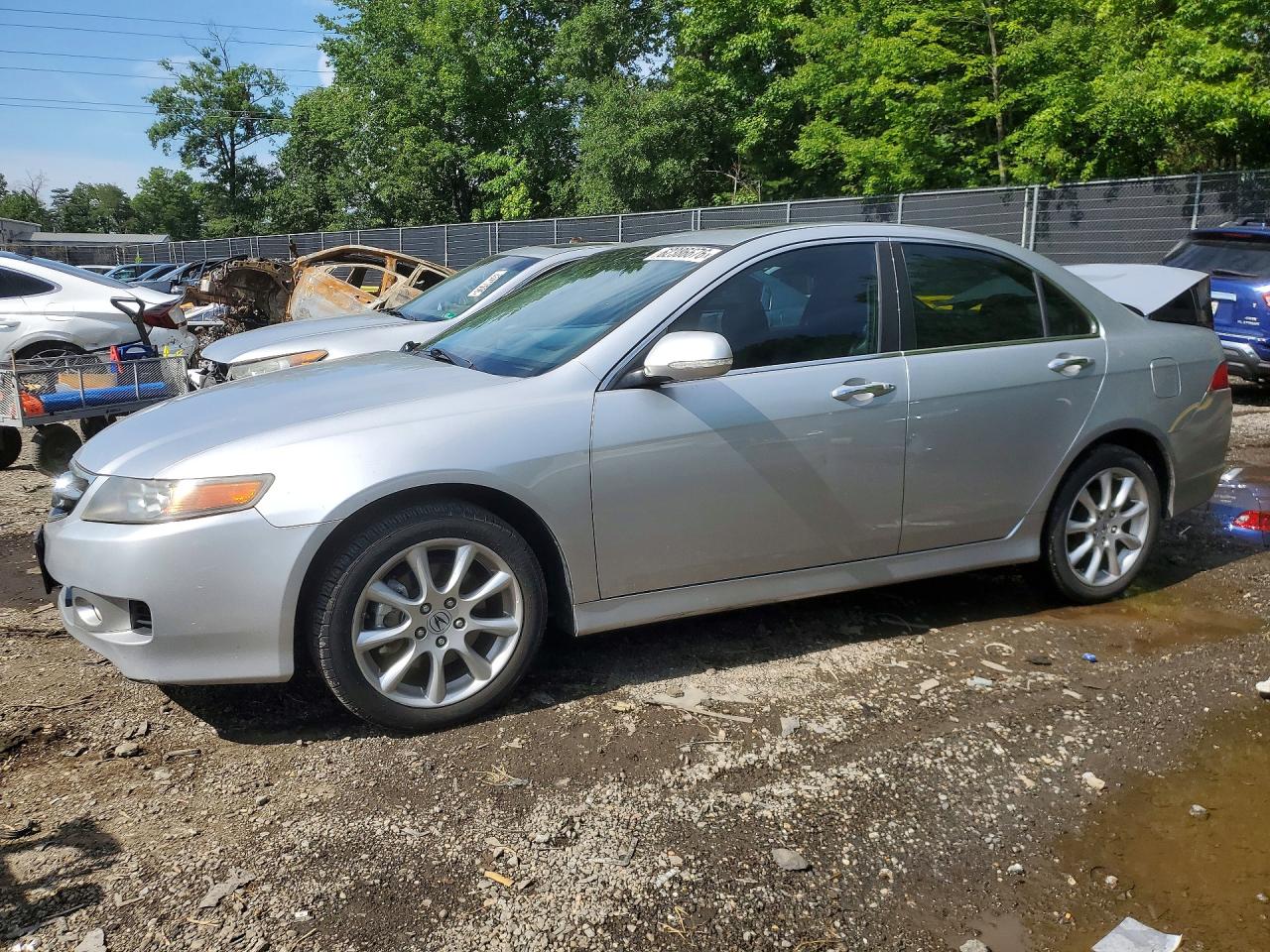 2008 Acura Tsx Серебряный vin: JH4CL968X8C014258