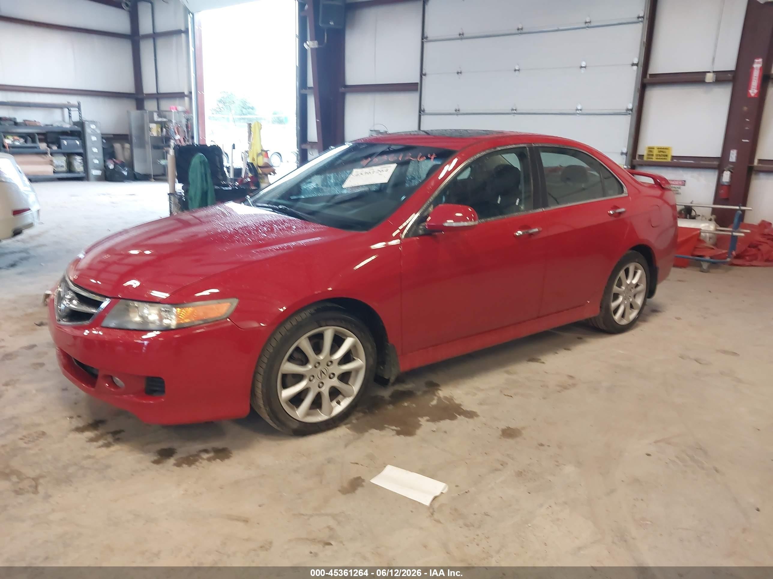 2008 Acura Tsx   Red vin: JH4CL968X8C019332