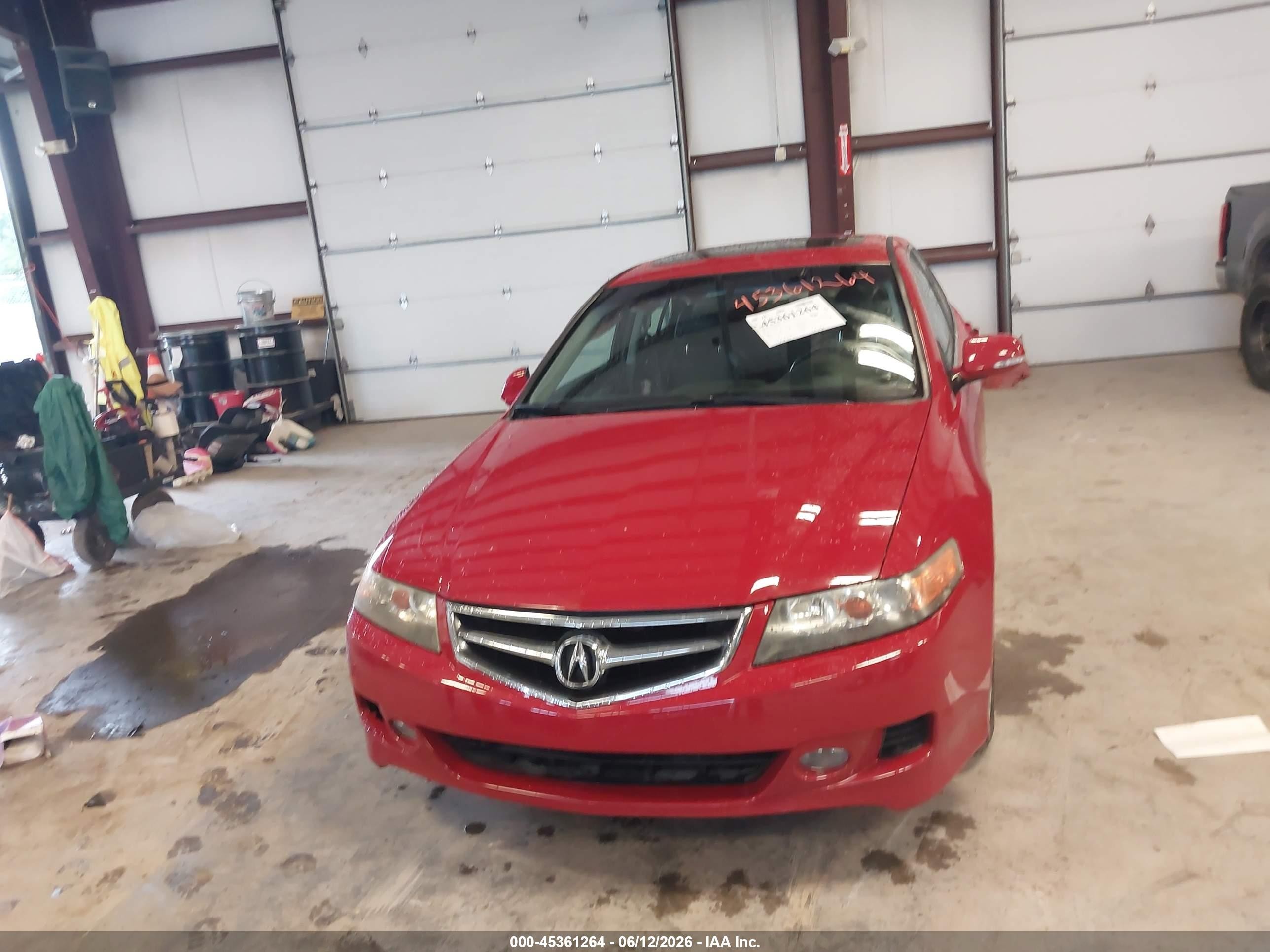 2008 Acura Tsx   Red vin: JH4CL968X8C019332