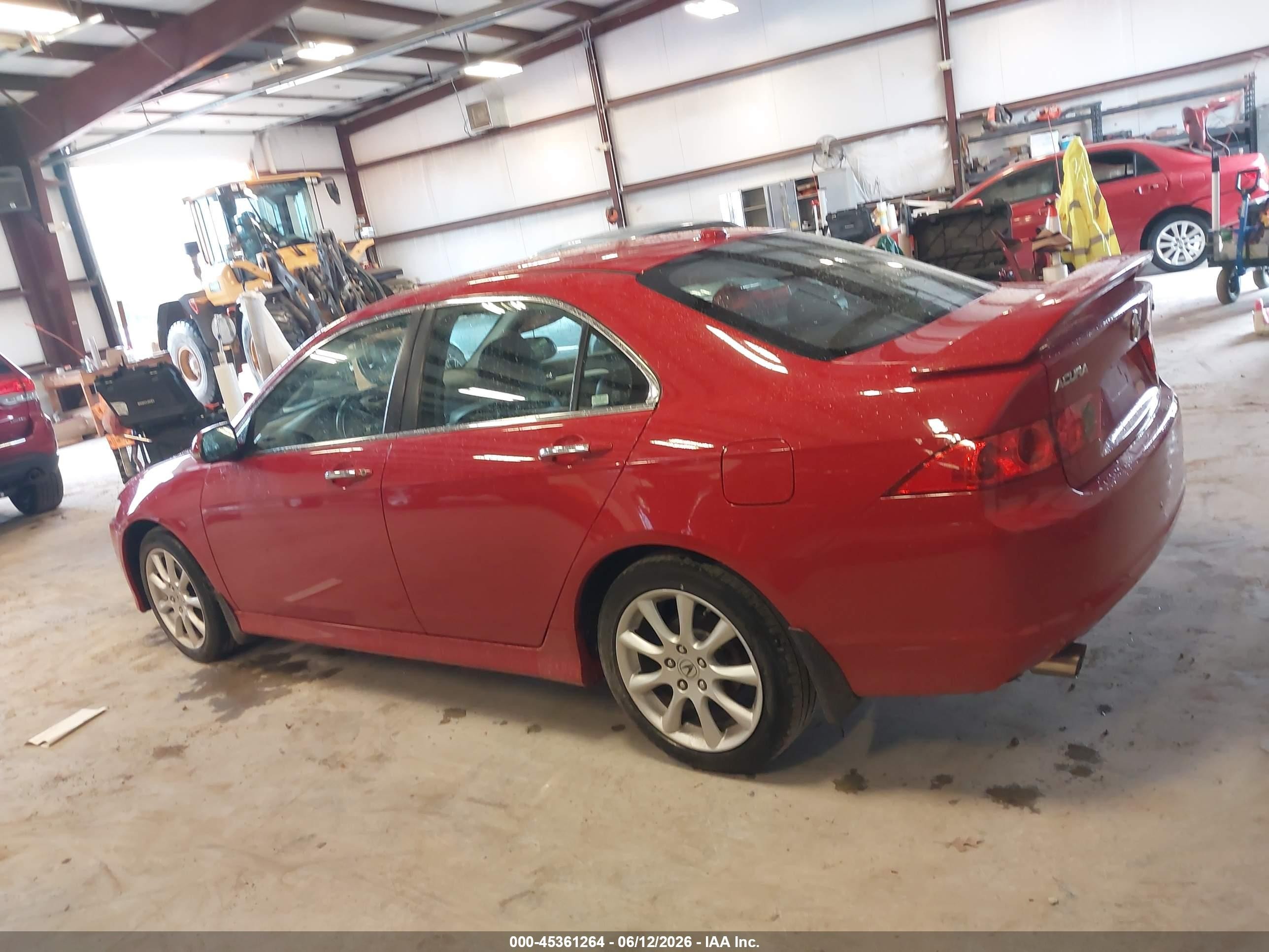 2008 Acura Tsx   Red vin: JH4CL968X8C019332