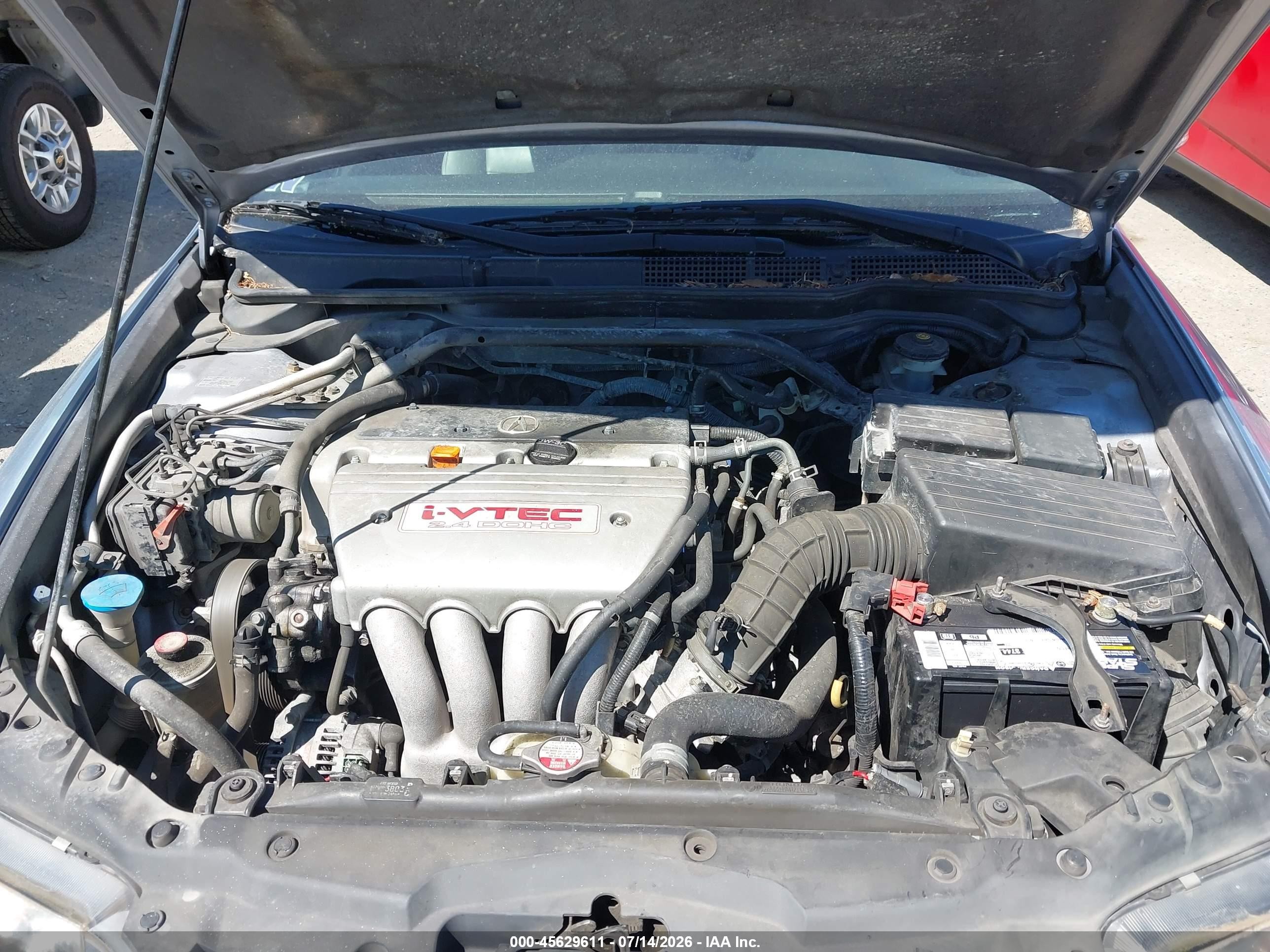 2004 Acura Tsx Light Blue vin: JH4CL96904C012618