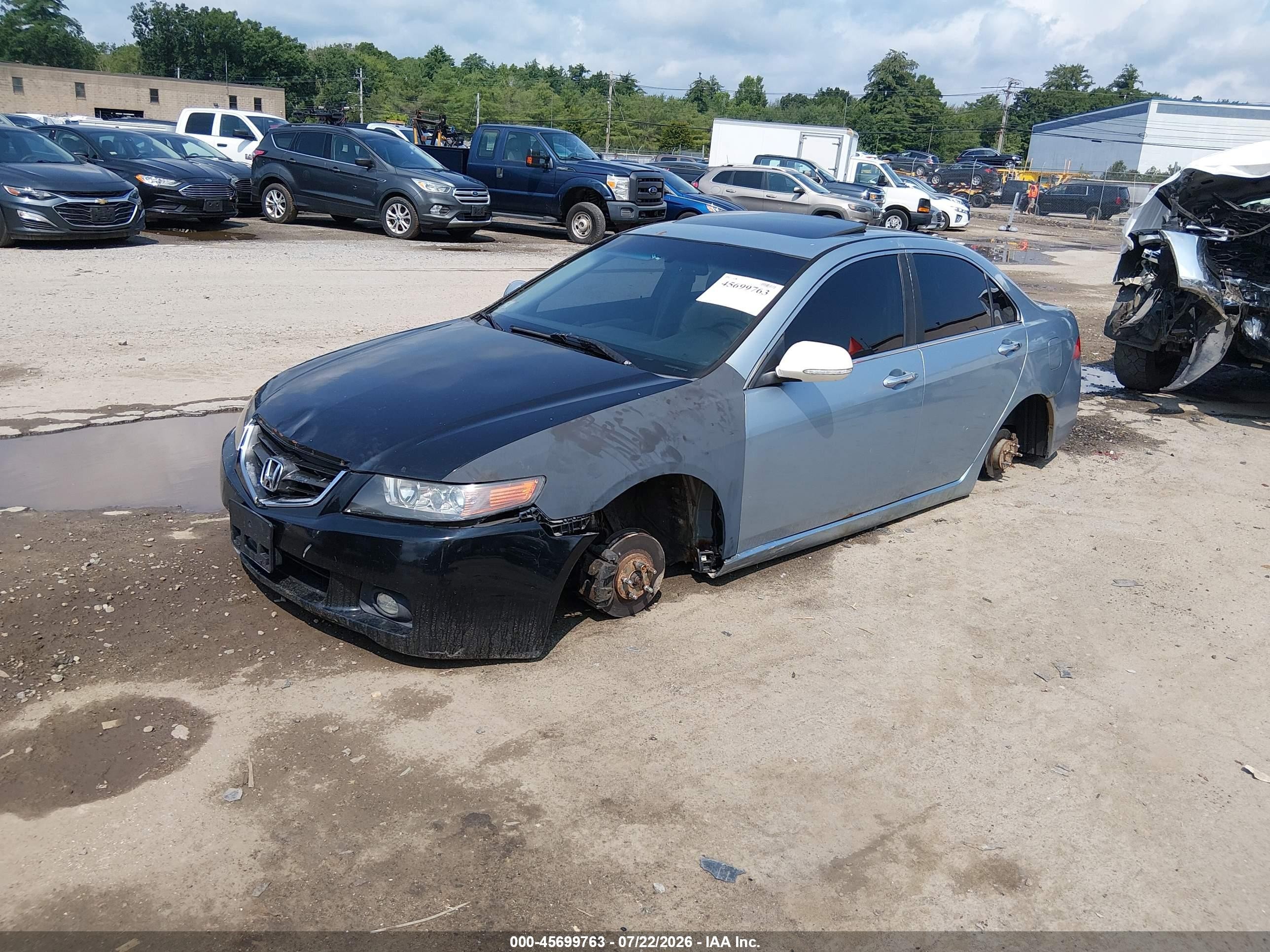 2004 Acura Tsx   Blue vin: JH4CL96904C043934