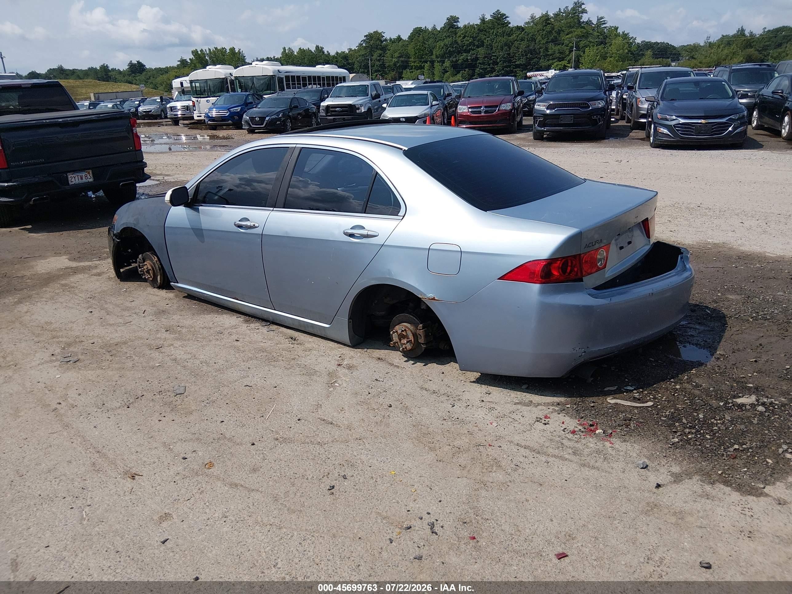 2004 Acura Tsx   Blue vin: JH4CL96904C043934