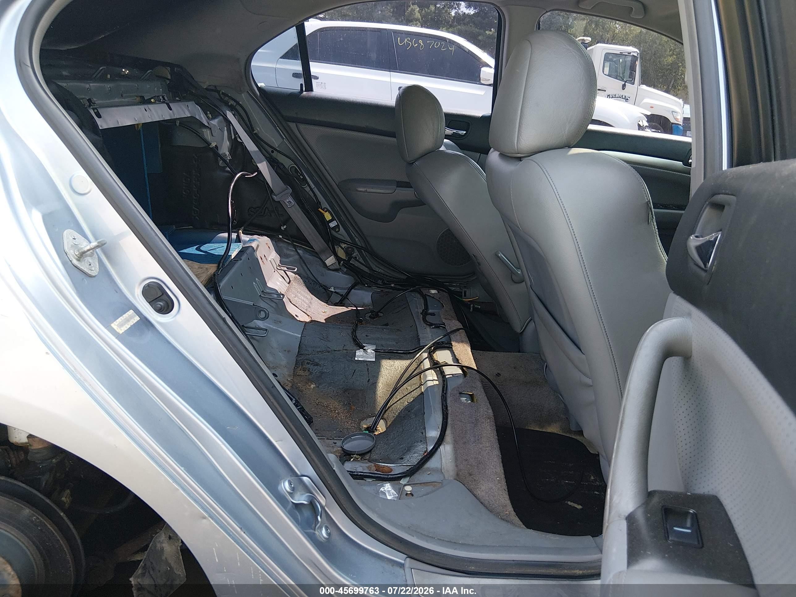 2004 Acura Tsx   Blue vin: JH4CL96904C043934