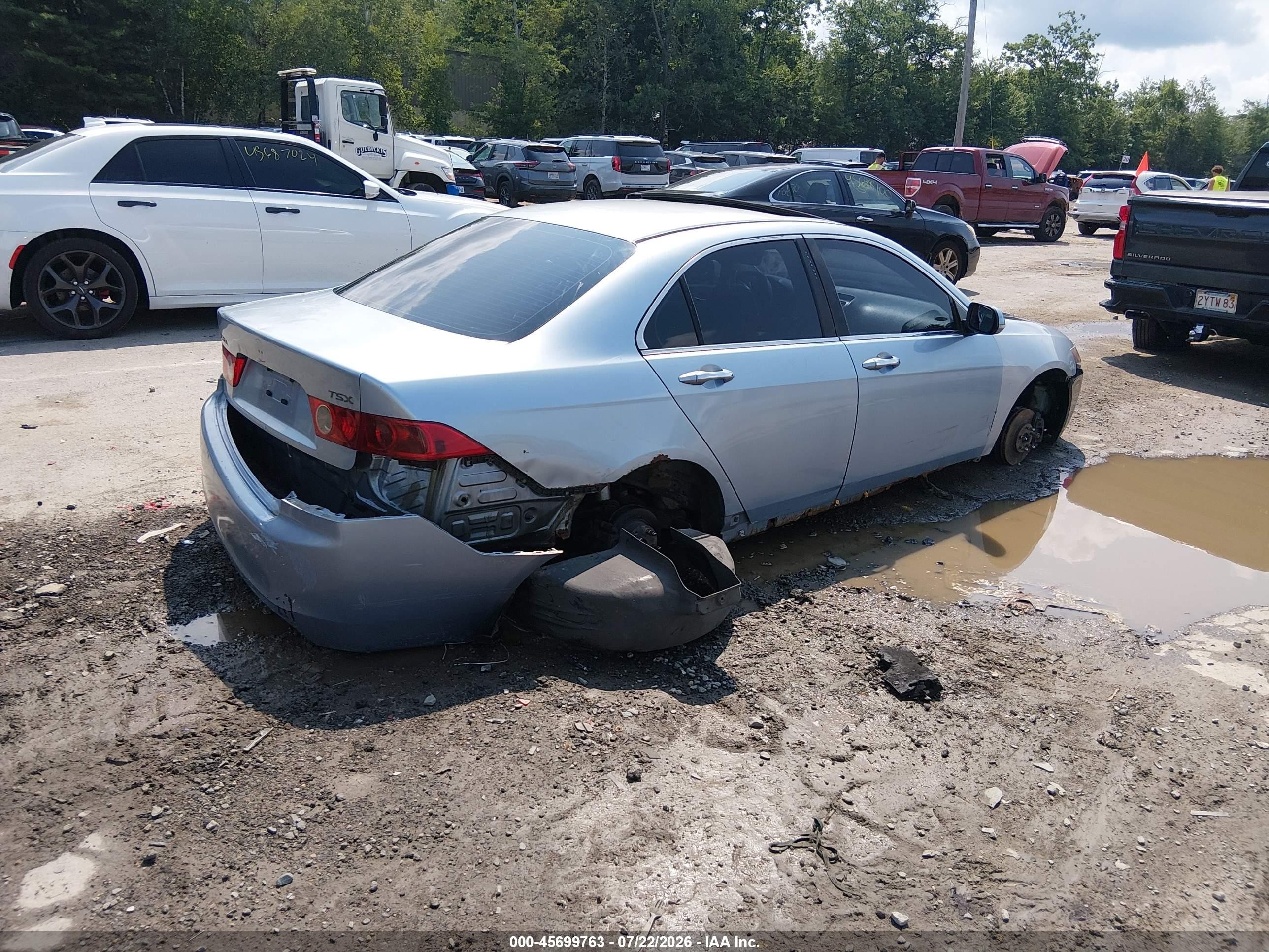 2004 Acura Tsx   Blue vin: JH4CL96904C043934