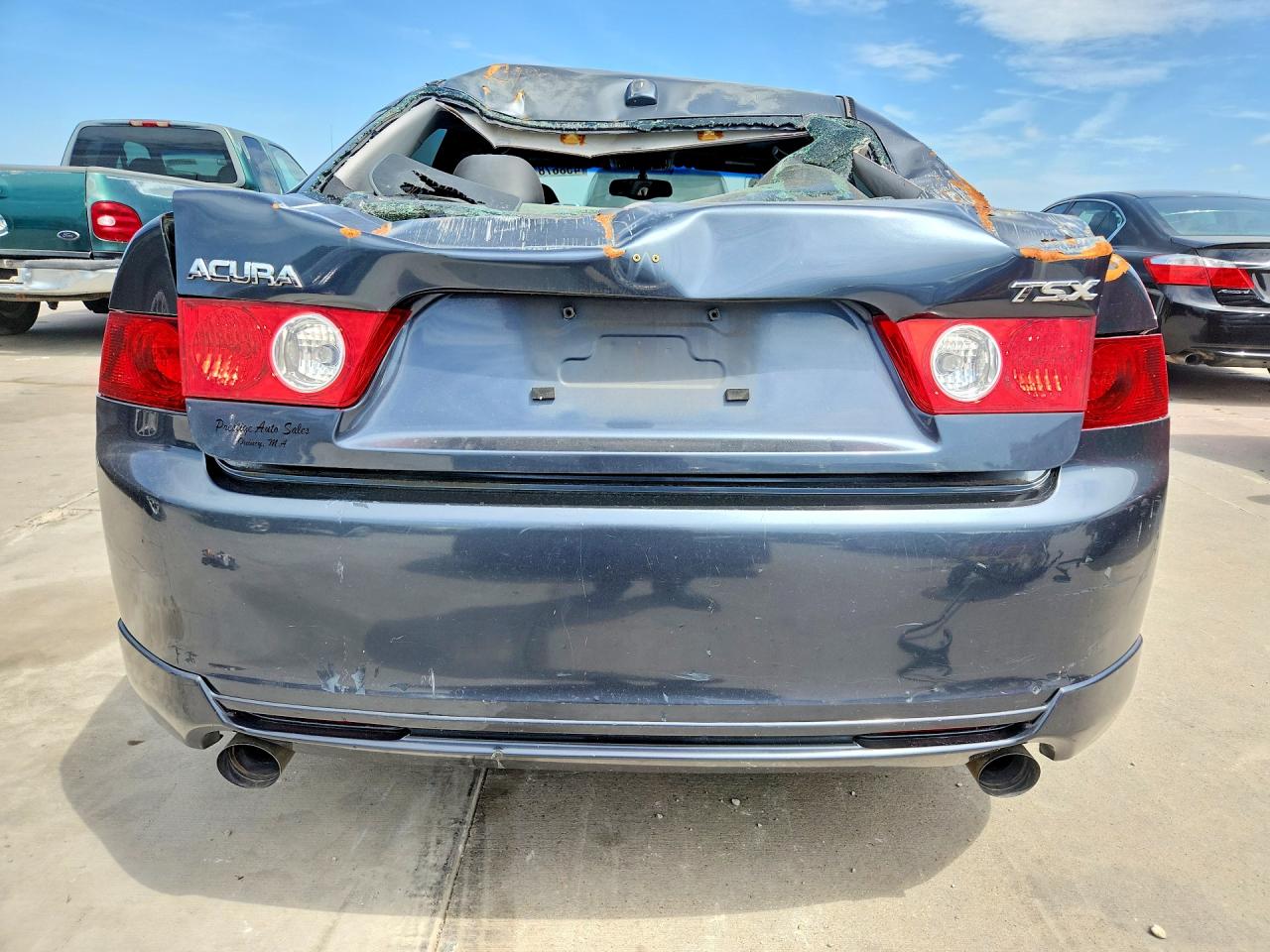 2005 Acura Tsx Blue vin: JH4CL96905C015326