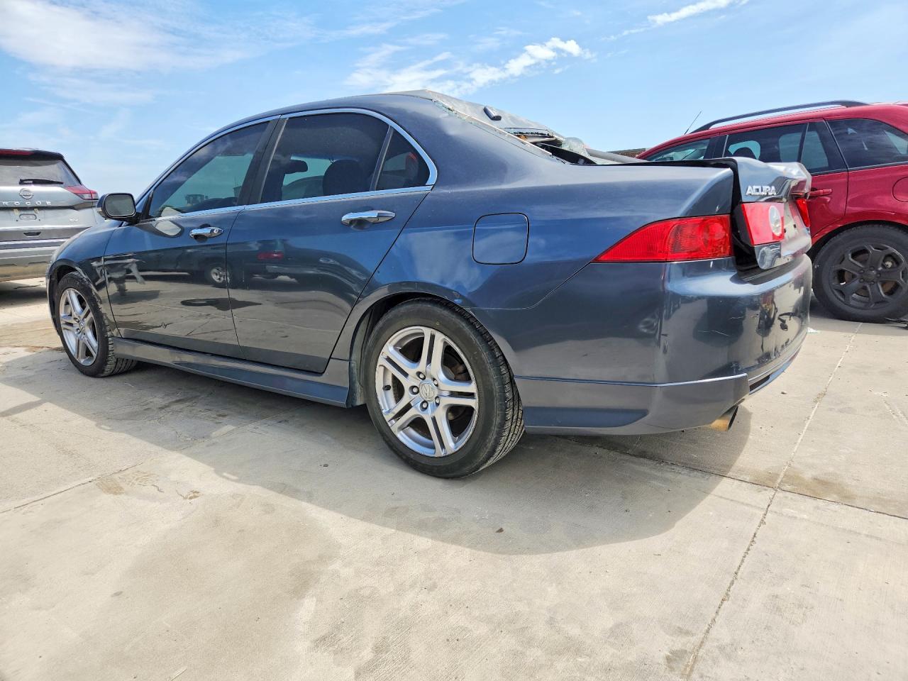 2005 Acura Tsx Blue vin: JH4CL96905C015326