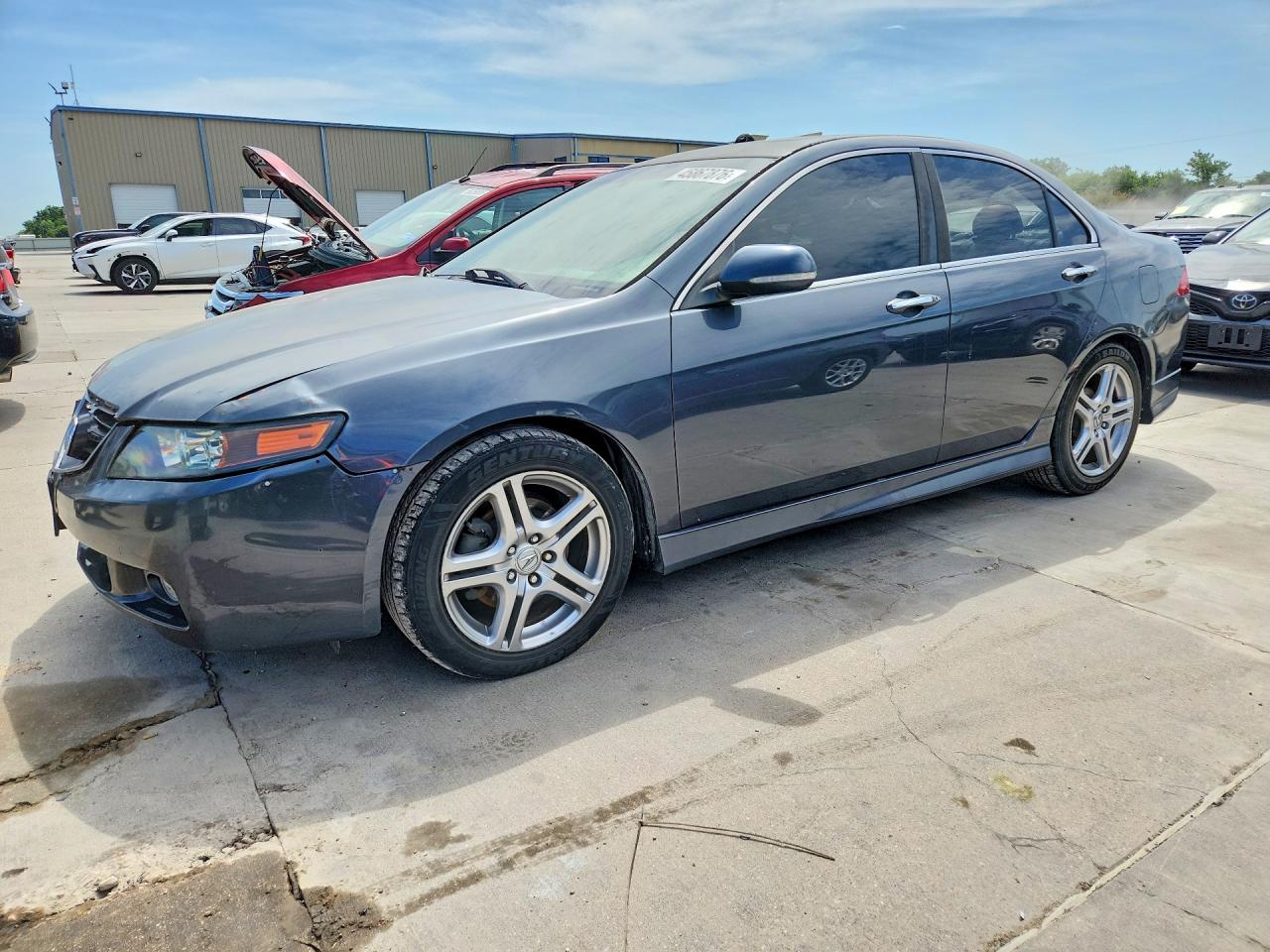 2005 Acura Tsx Blue vin: JH4CL96905C015326