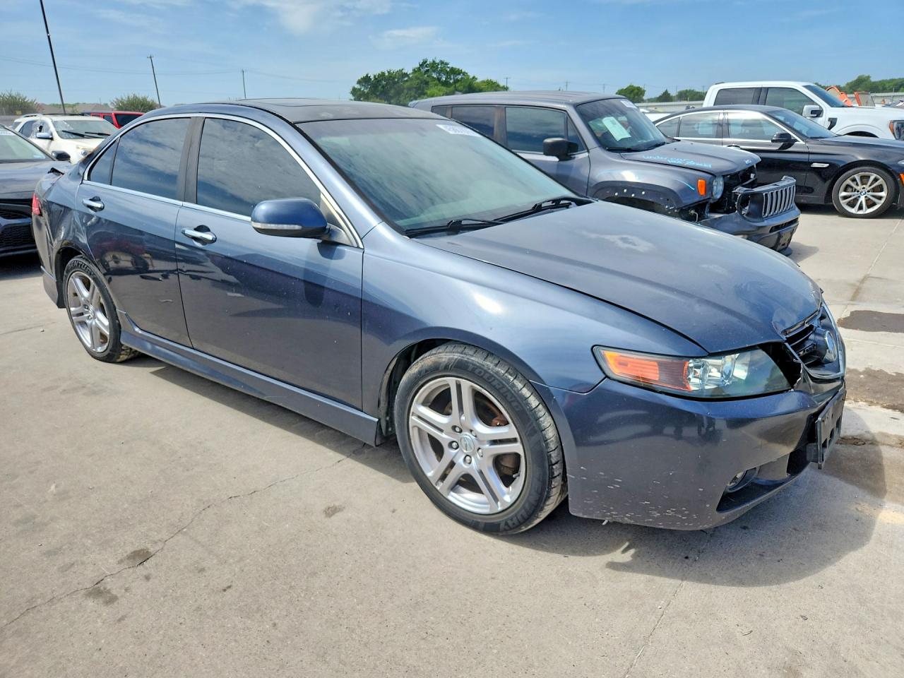 2005 Acura Tsx Blue vin: JH4CL96905C015326
