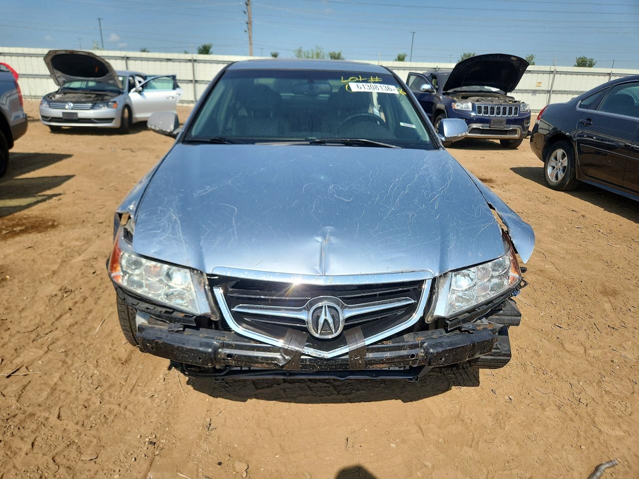 2005 Acura Tsx Blue vin: JH4CL96905C019313