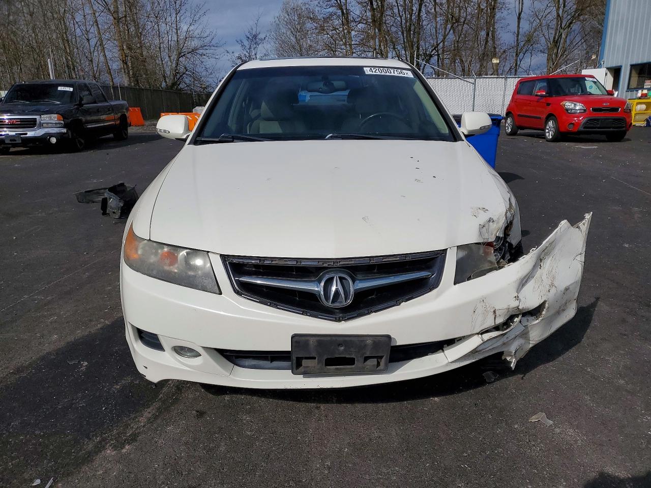 2006 Acura Tsx Cream vin: JH4CL96906C000147