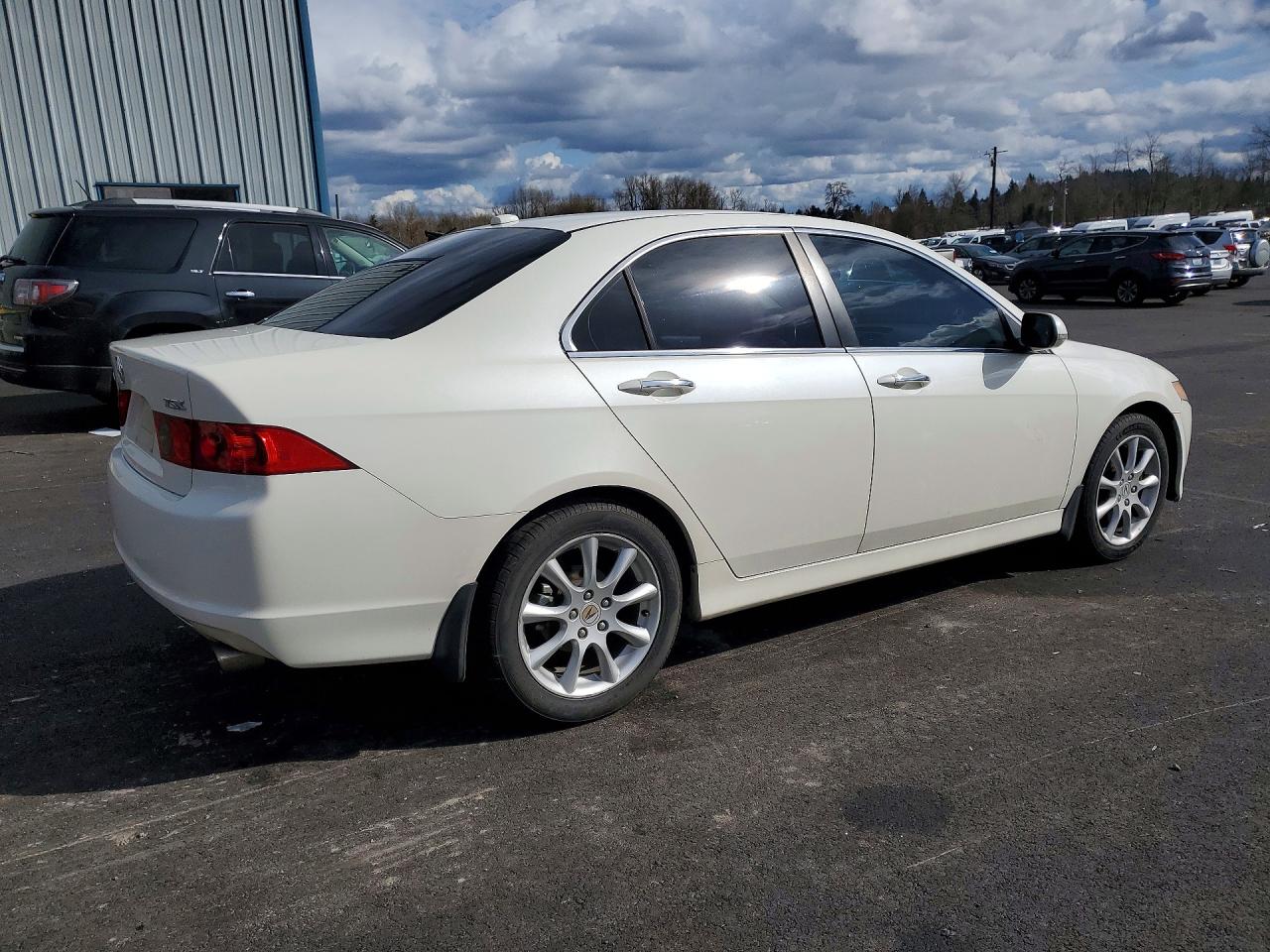 2006 Acura Tsx Cream vin: JH4CL96906C000147