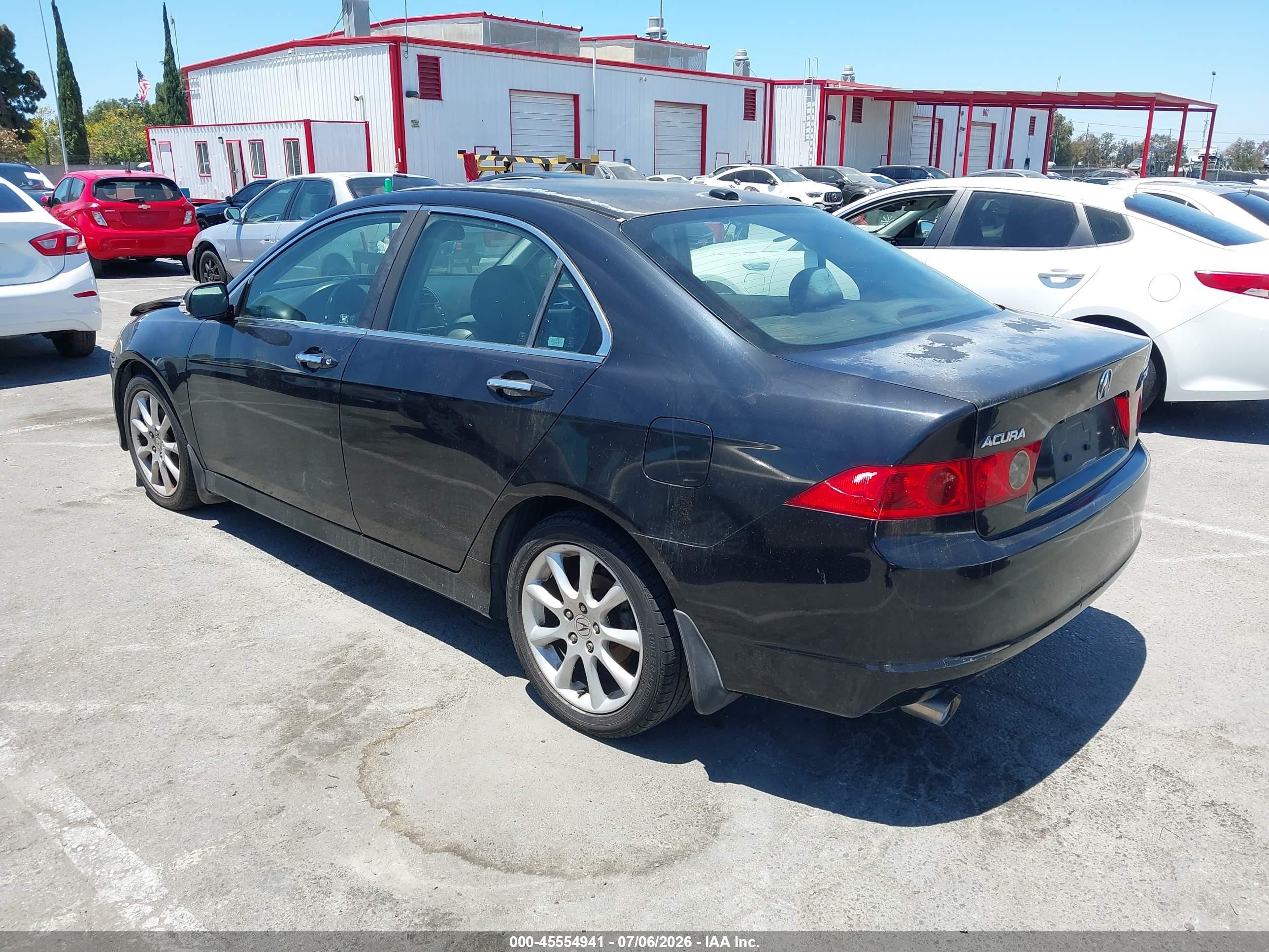 2006 Acura Tsx   Черный vin: JH4CL96906C014503