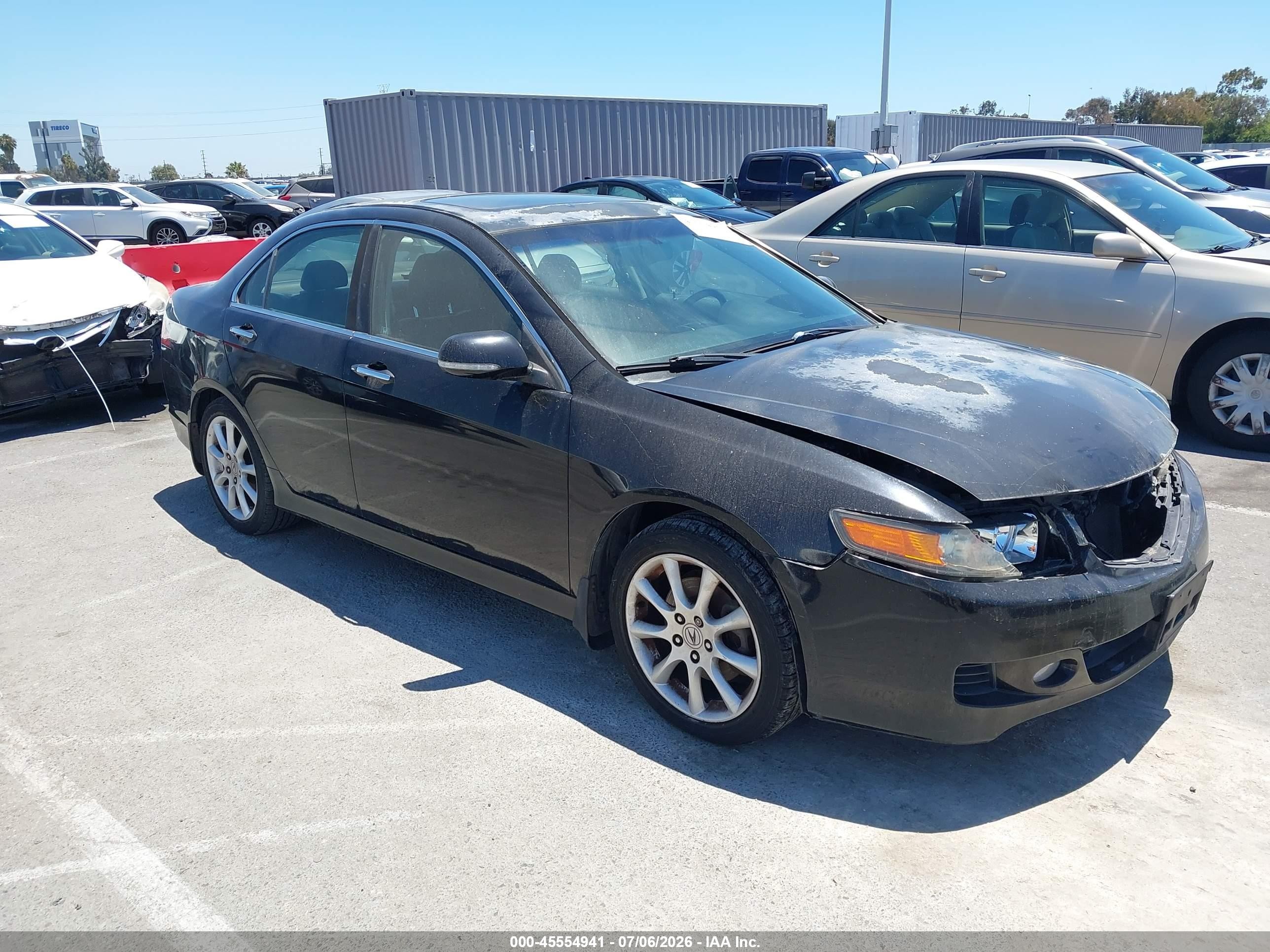 2006 Acura Tsx   Черный vin: JH4CL96906C014503
