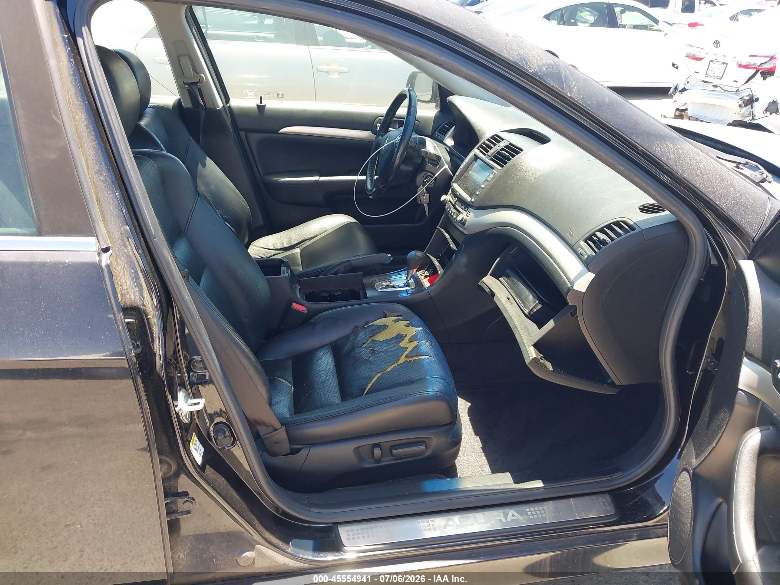 2006 Acura Tsx   Черный vin: JH4CL96906C014503
