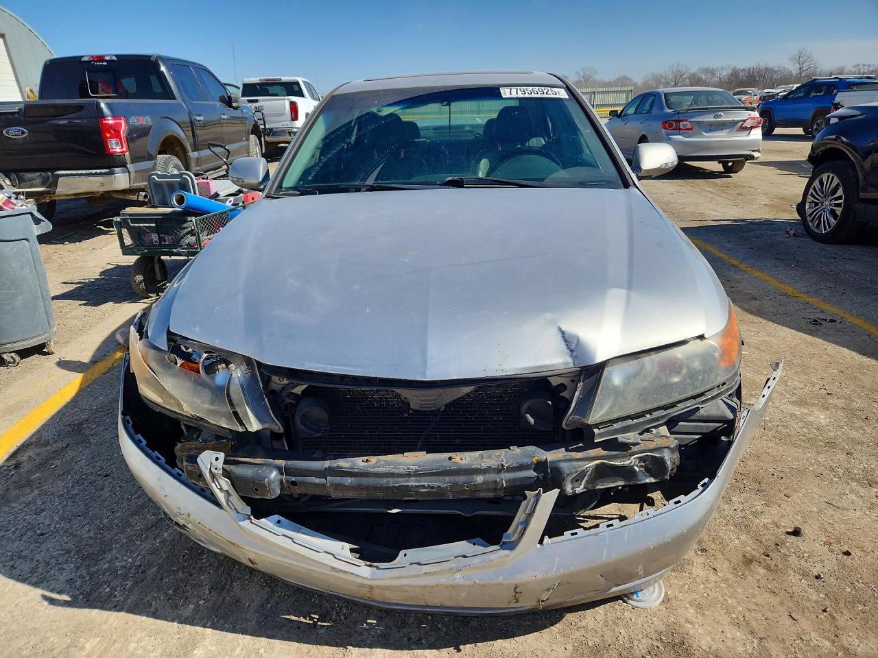2006 Acura Tsx Серебряный vin: JH4CL96906C016297