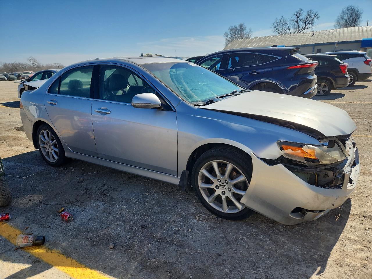 2006 Acura Tsx Серебряный vin: JH4CL96906C016297