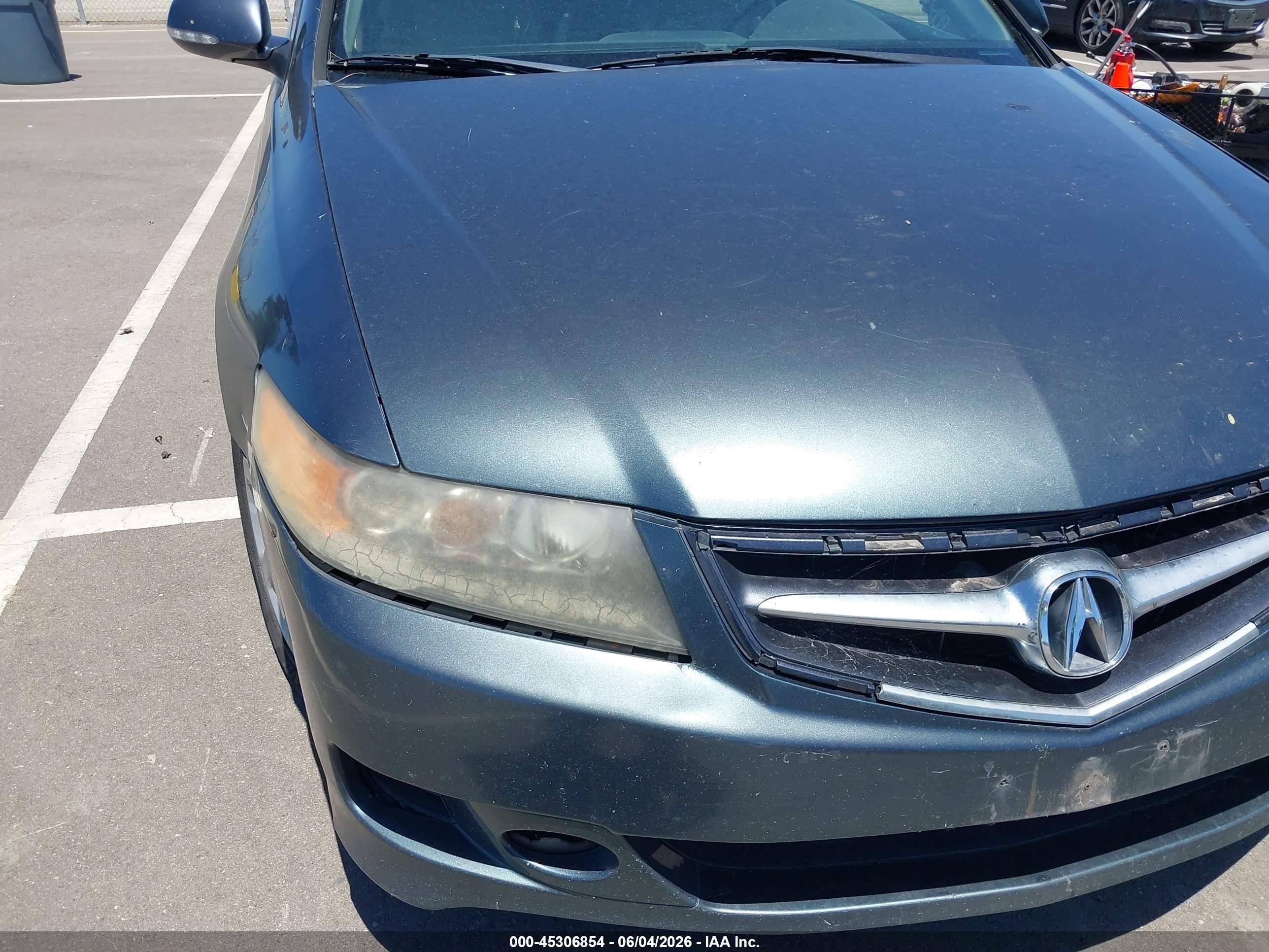 2007 Acura Tsx   Синий vin: JH4CL96907C009982