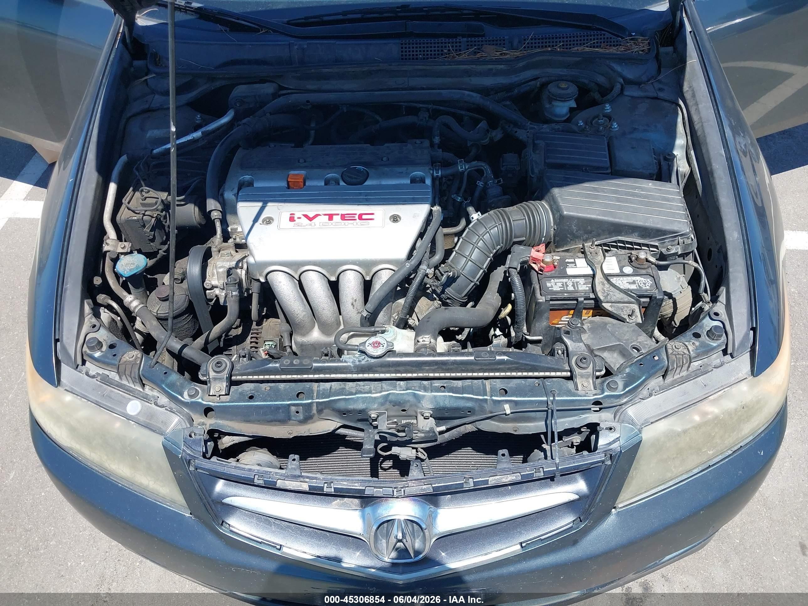 2007 Acura Tsx   Синий vin: JH4CL96907C009982