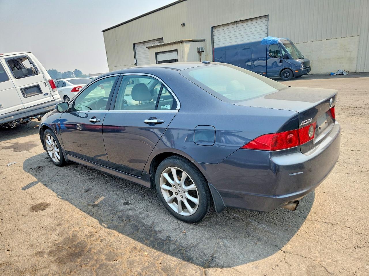 2008 Acura Tsx Blue vin: JH4CL96908C007490