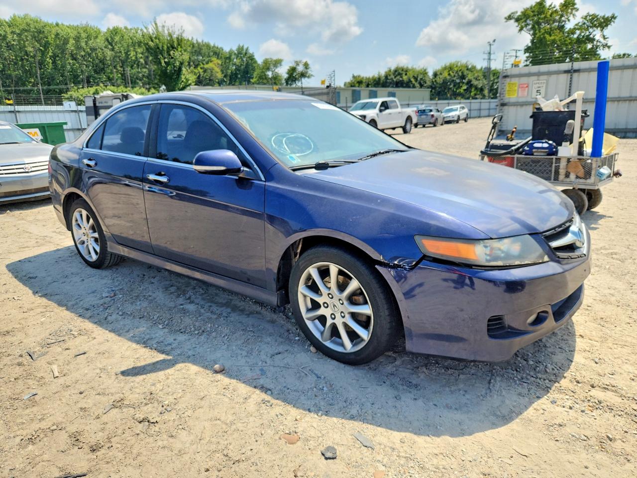 2008 Acura Tsx Синий vin: JH4CL96908C016612
