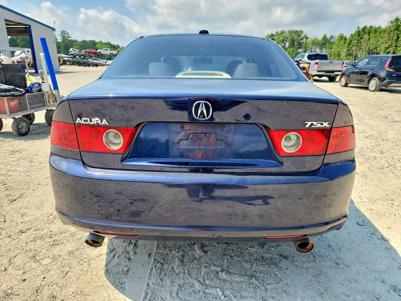 2008 Acura Tsx Синий vin: JH4CL96908C016612